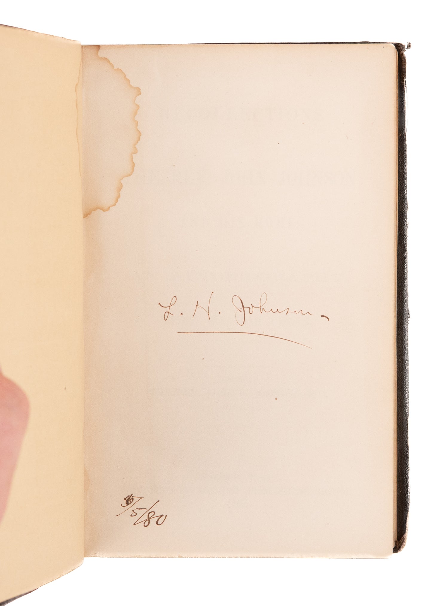 1869 JOHN JOHNSON. Recollections of a Slave-State Methodists. Catechism for Slave-Owners, &c.