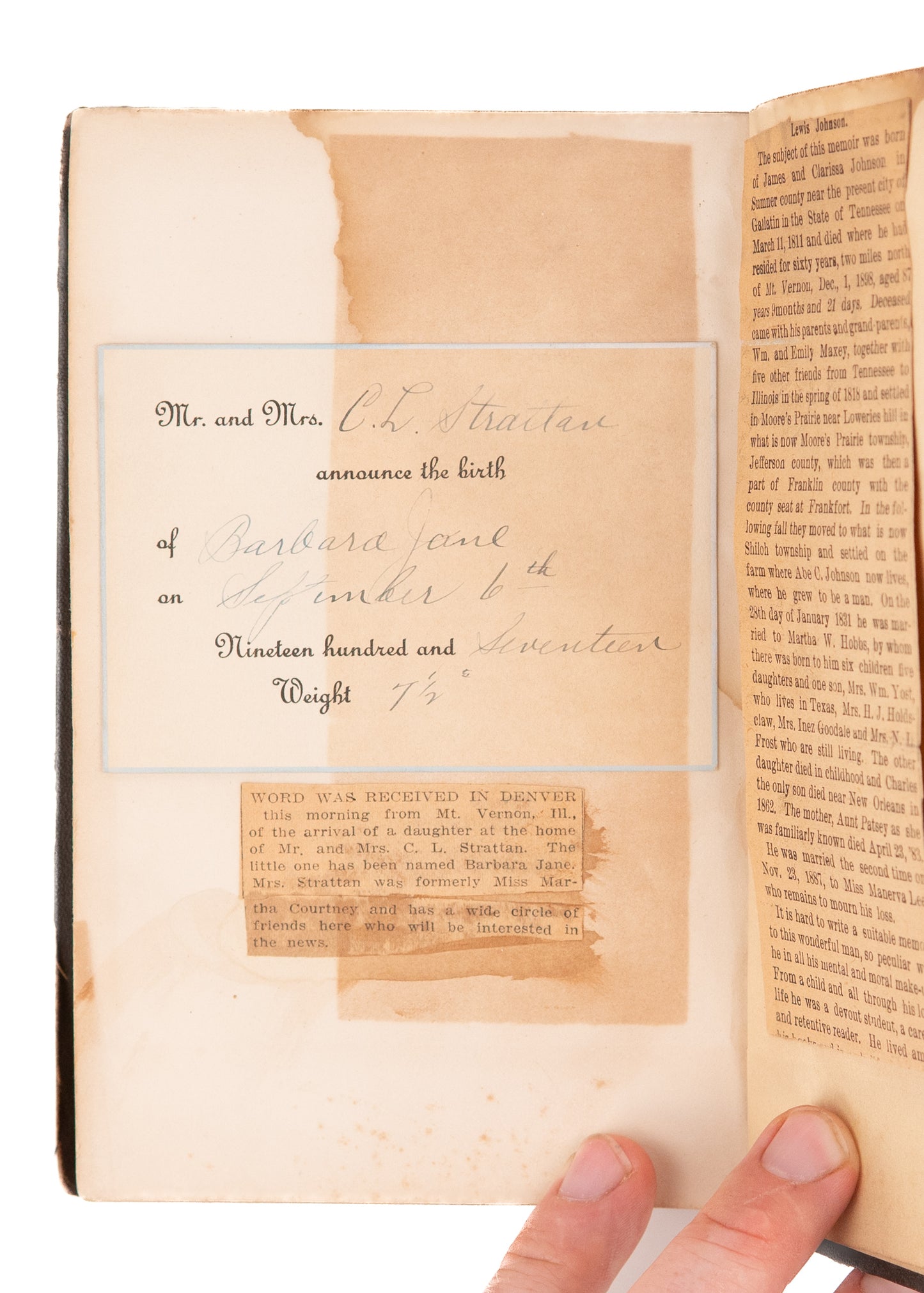 1869 JOHN JOHNSON. Recollections of a Slave-State Methodists. Catechism for Slave-Owners, &c.