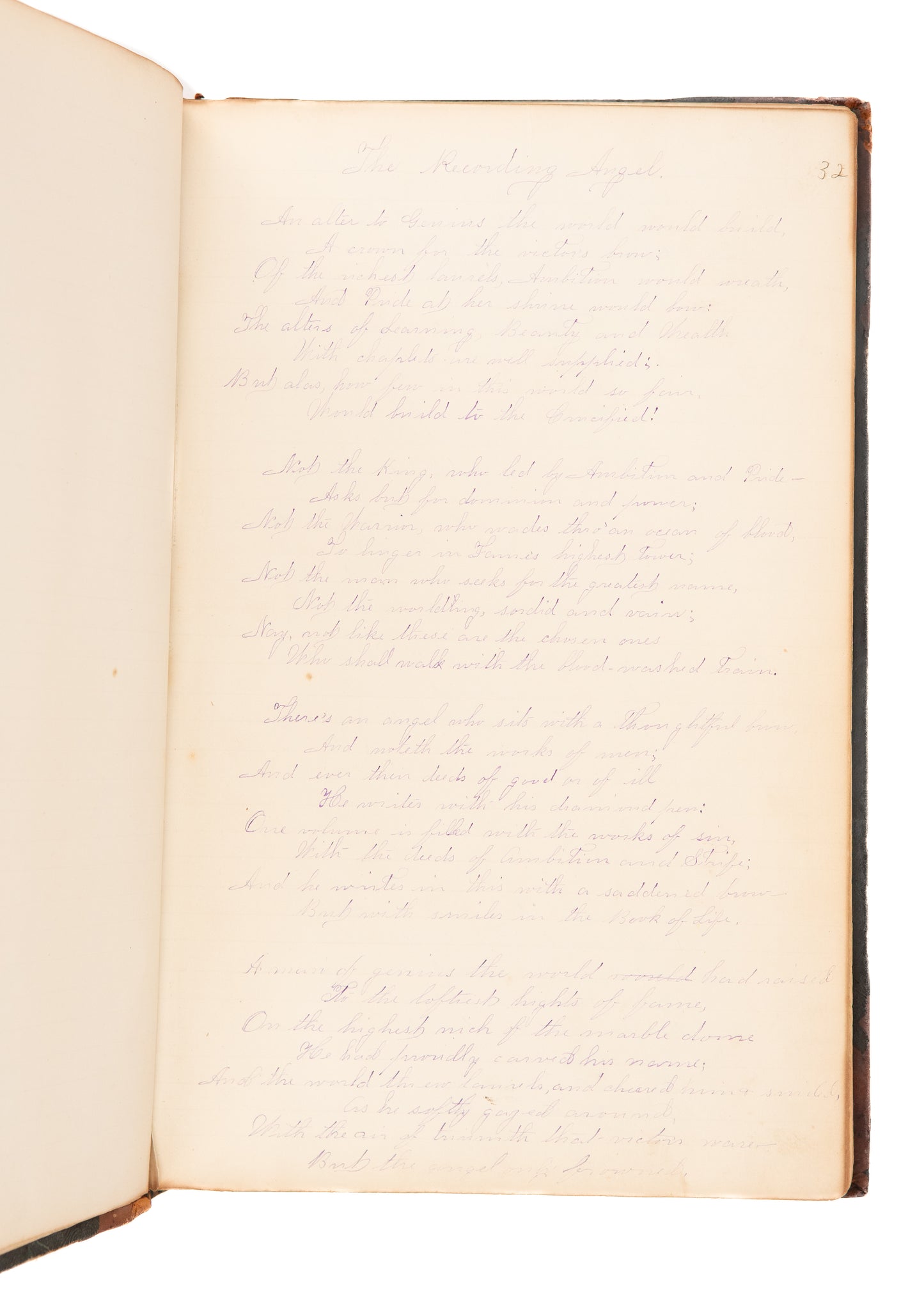1869 LAKE ERIE FEMALE SEMINARY. Original Poetry by Students. Hub of Suffrage & Abolition.