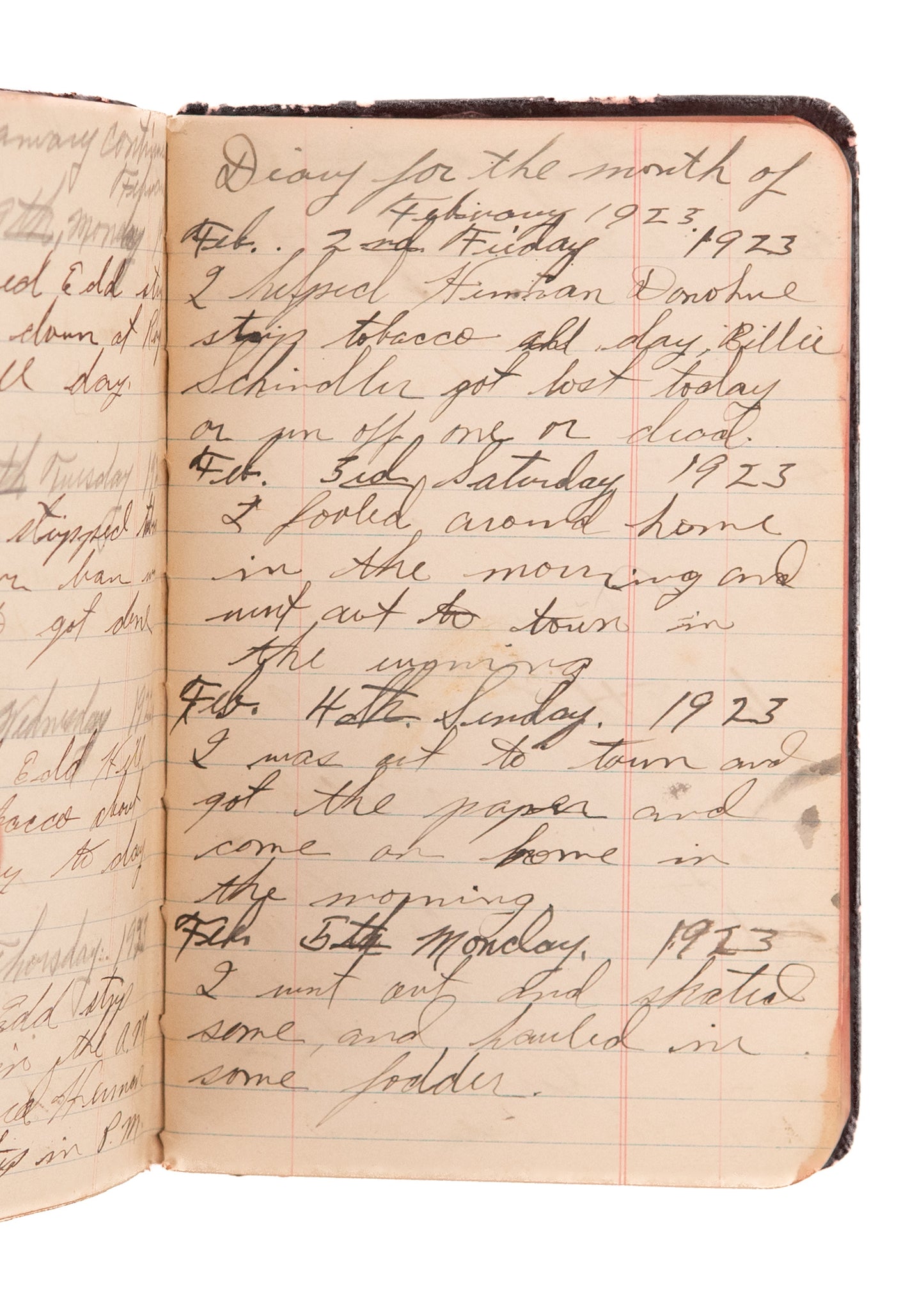 1921-1932 DIARIES. Life of a Young Farmer in Island, Kentucky. 94 Original Poems!