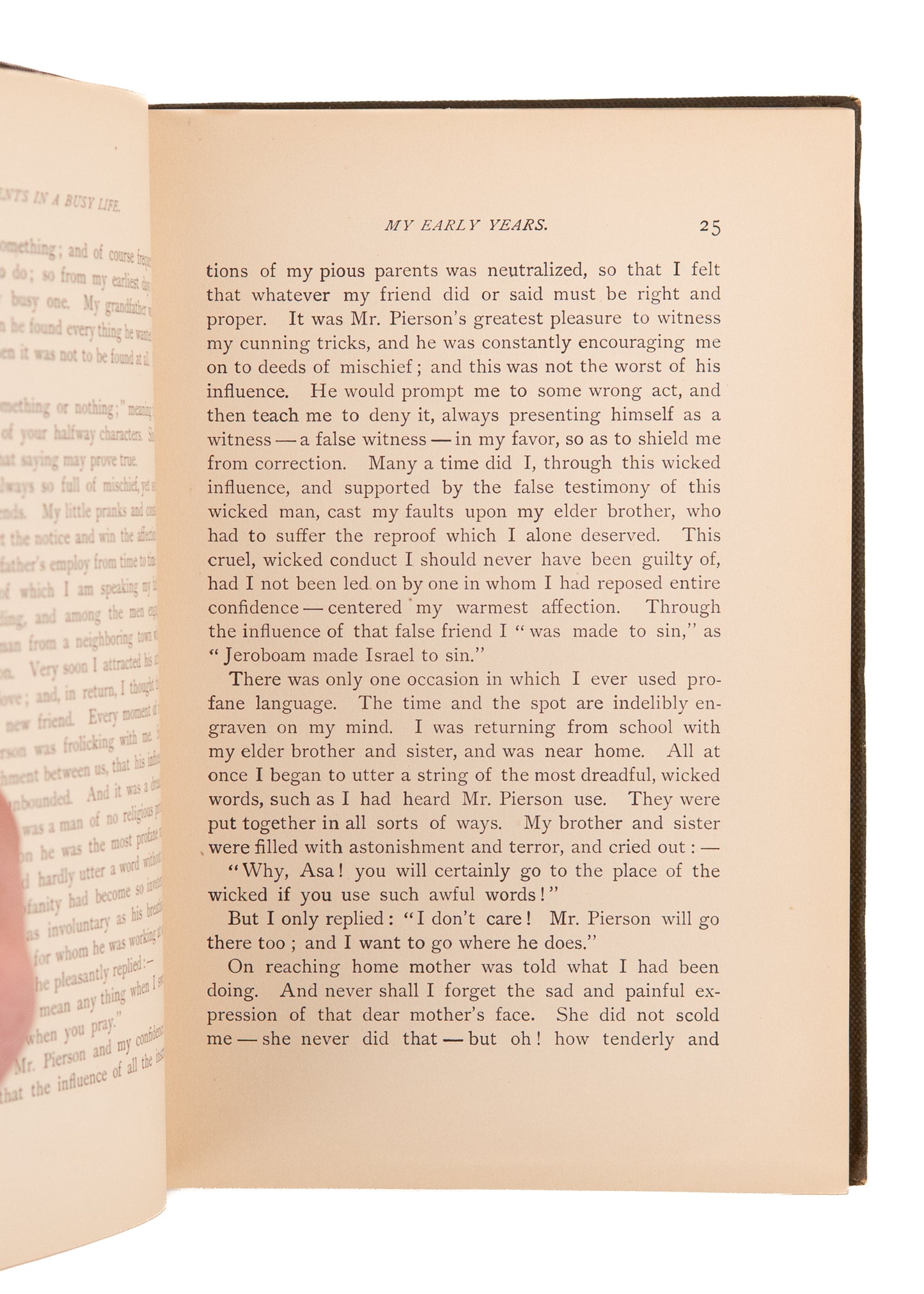 1888 ASA BULLARD. Incidents in a Busy Life - Sabbath School Pioneer - Emily Dickinson.