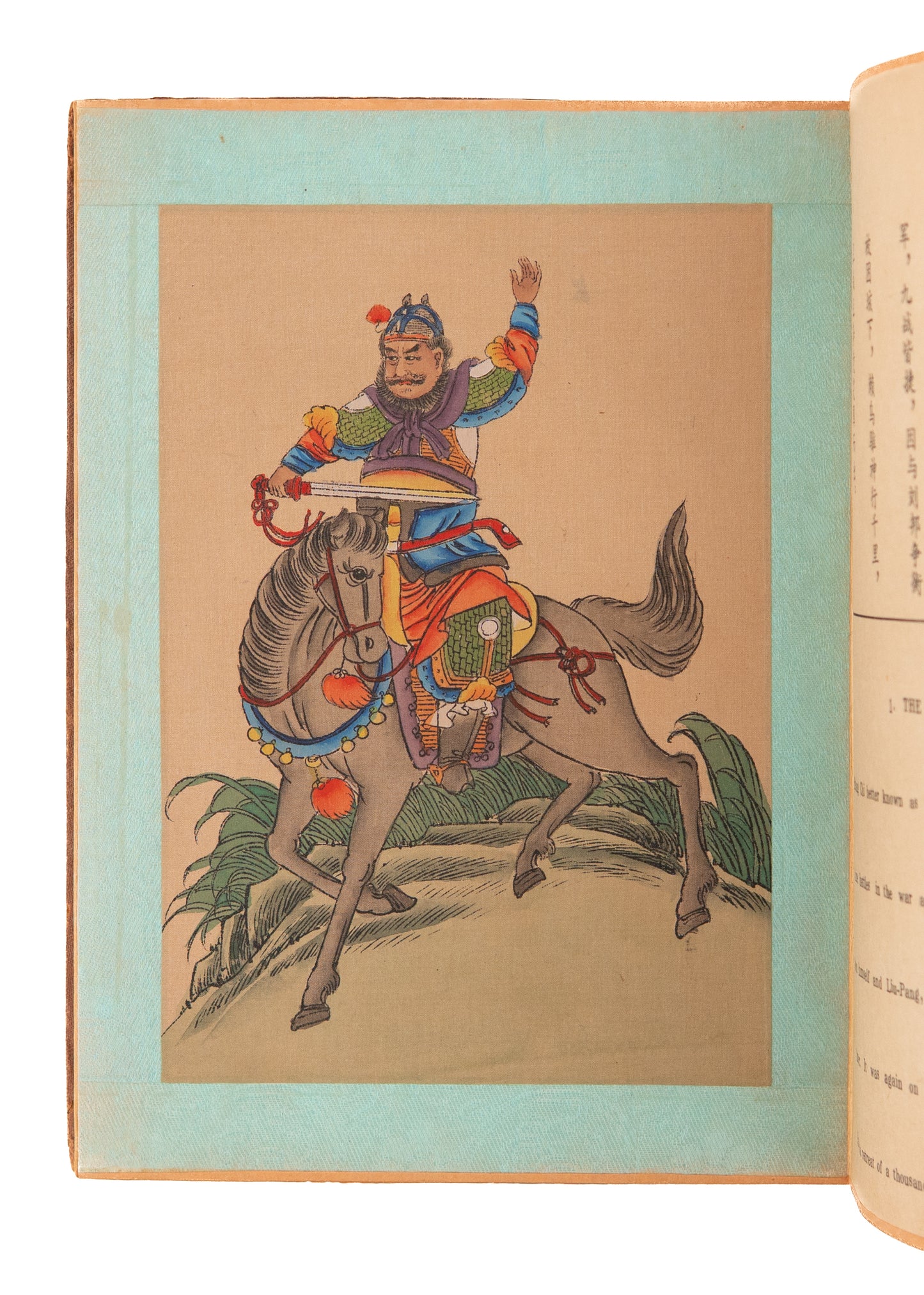 1880 JAPANESE SAMURAI. Ten Watercolors of Japanese Samurai - Warriors on Horseback - Equestrian.