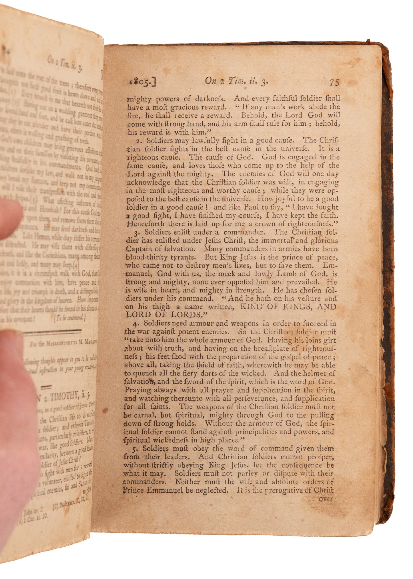1805 MASSACHUSETTS MISSIONARY MAG. Revivals, Miraculous Dreams, Negro Preachers, &c