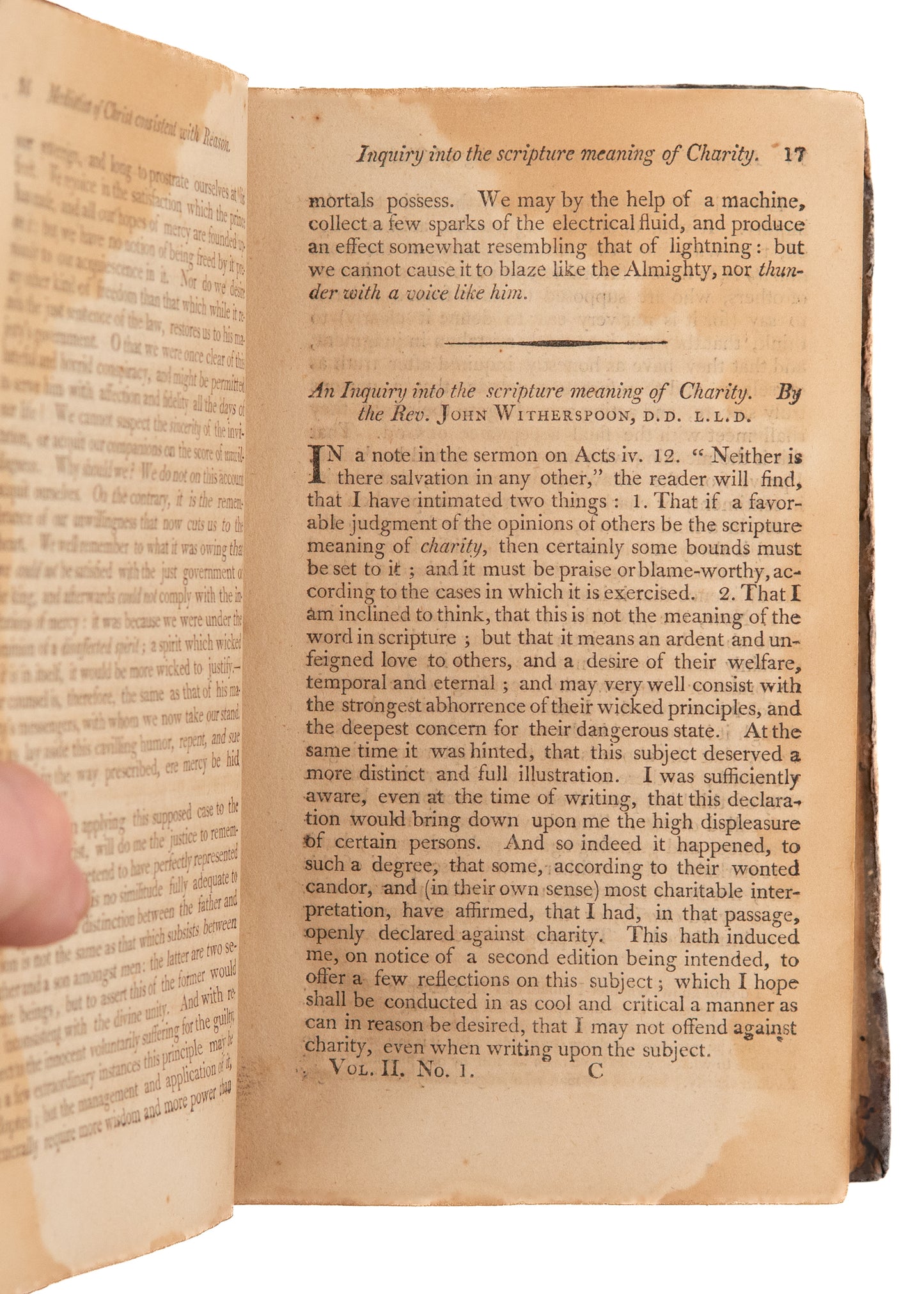 1801 NEW YORK MISSIONARY MAGAZINE. John Witherspoon - First Native American City - Slavery & Africa &c.