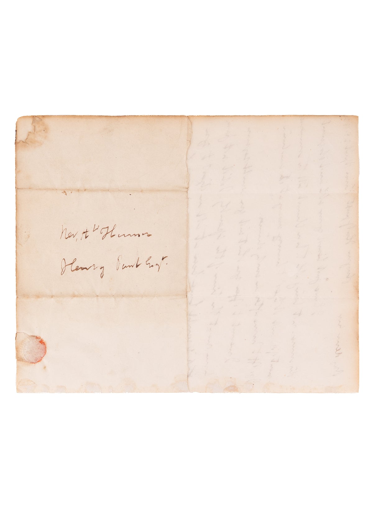 1822 THOMAS CHALMERS. Letter Thanking Rev. Andrew Thomson for his Eloquent Address.