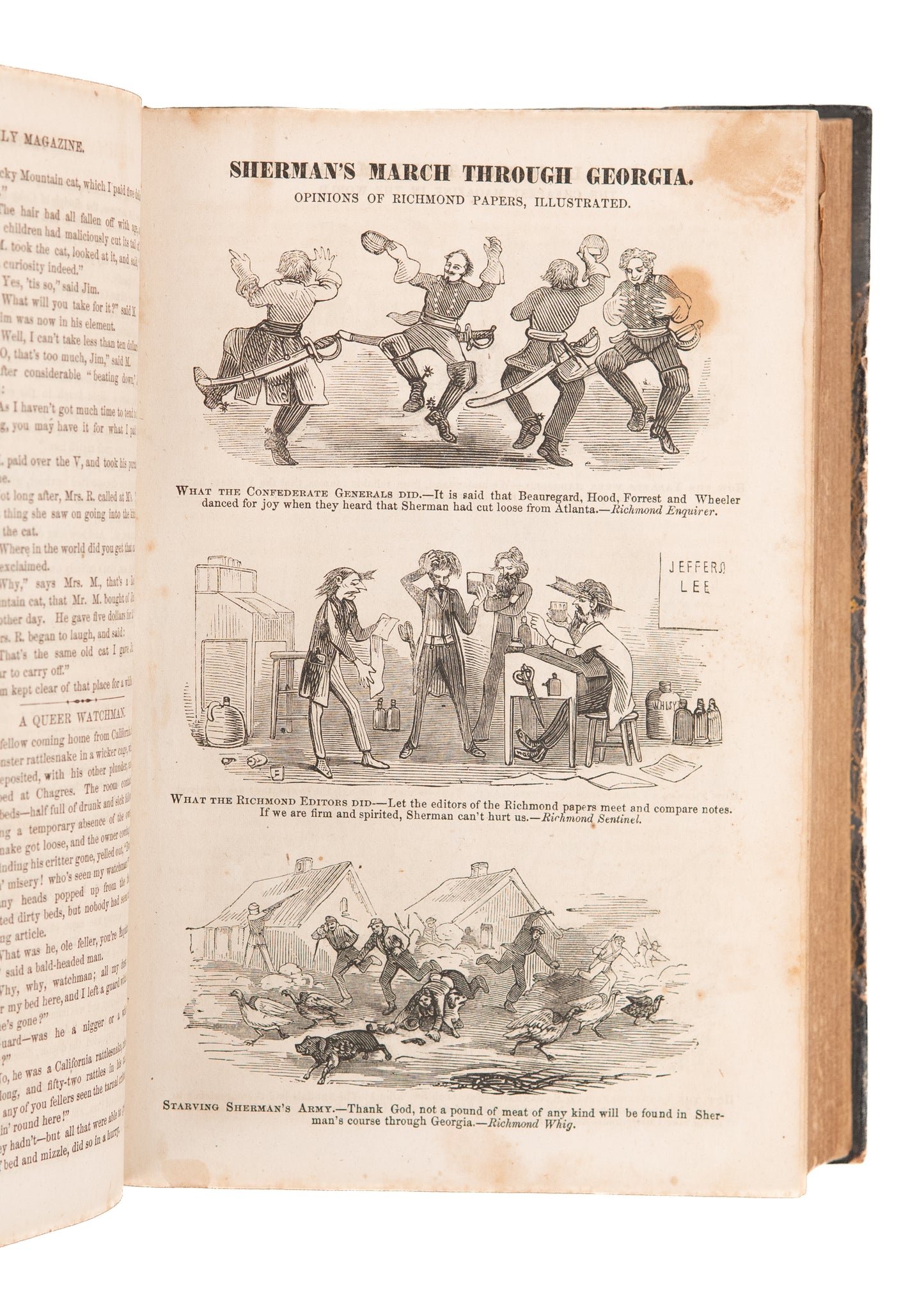 1865 THE DOLLAR MAGAZINE. Civil War, Runaway Slaves, Mormons, and More. Excellent. 1008pp.