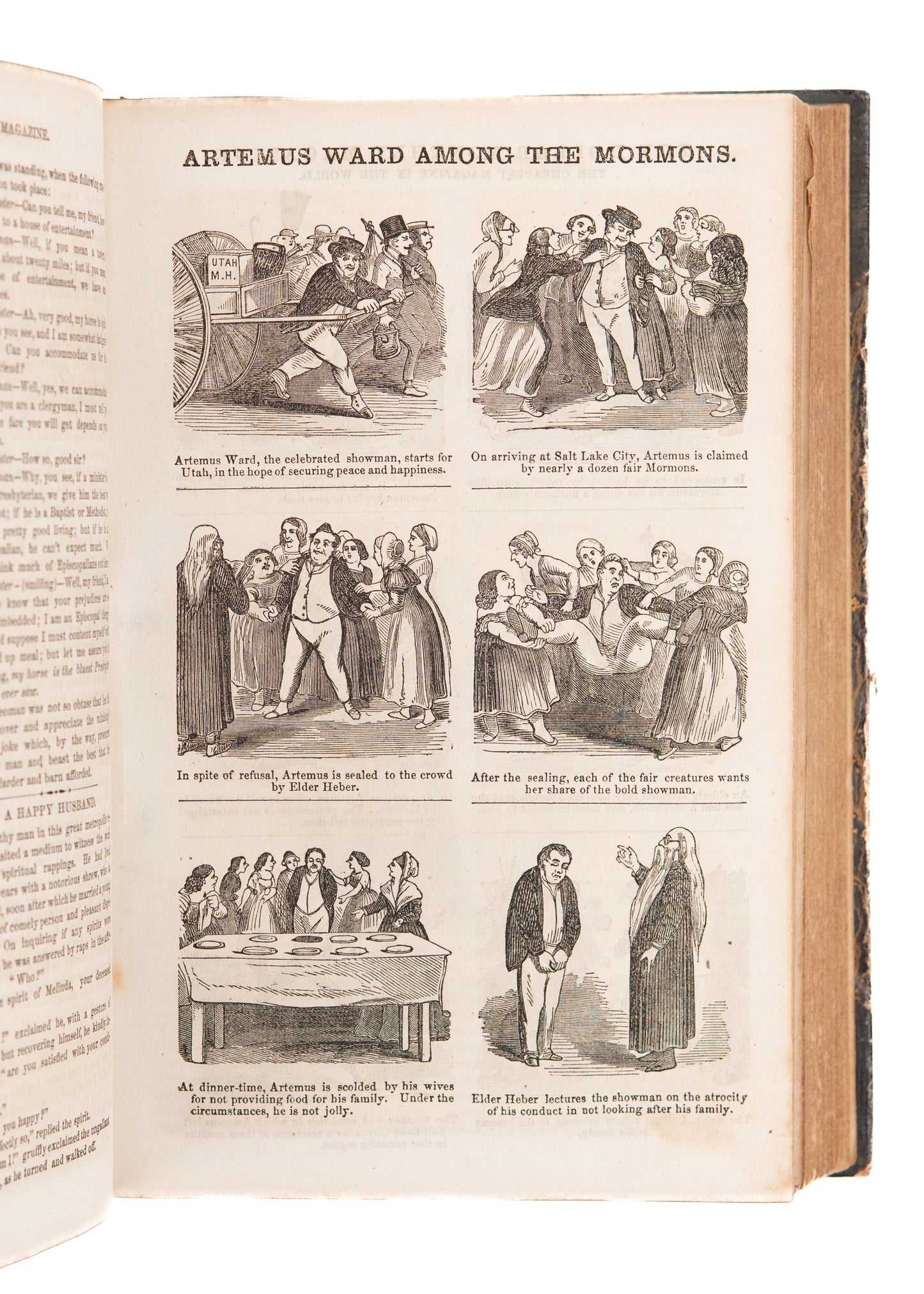 1865 THE DOLLAR MAGAZINE. Civil War, Runaway Slaves, Mormons, and More. Excellent. 1008pp.