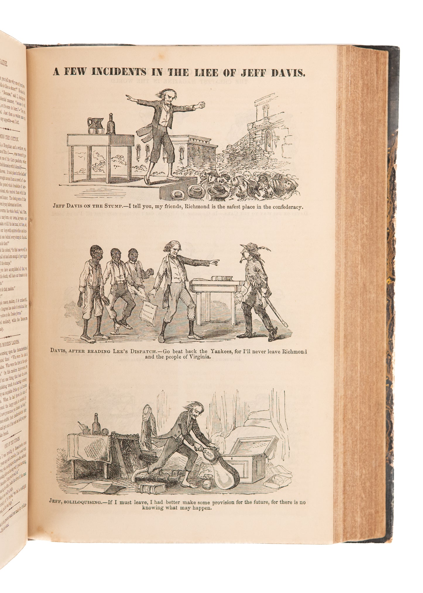 1865 THE DOLLAR MAGAZINE. Civil War, Runaway Slaves, Mormons, and More. Excellent. 1008pp.