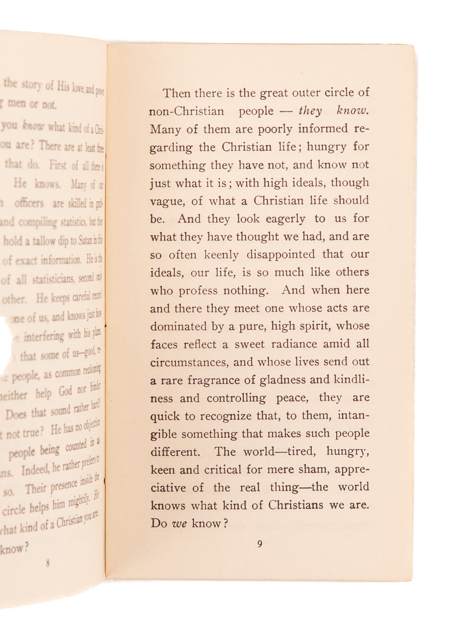 1901 S. D. GORDON. Exceptional Group of 8 "Quiet Talks" Works for the Ohio Evangelization Movement.