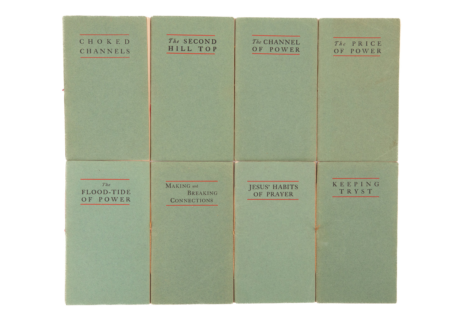 1901 S. D. GORDON. Exceptional Group of 8 "Quiet Talks" Works for the Ohio Evangelization Movement.