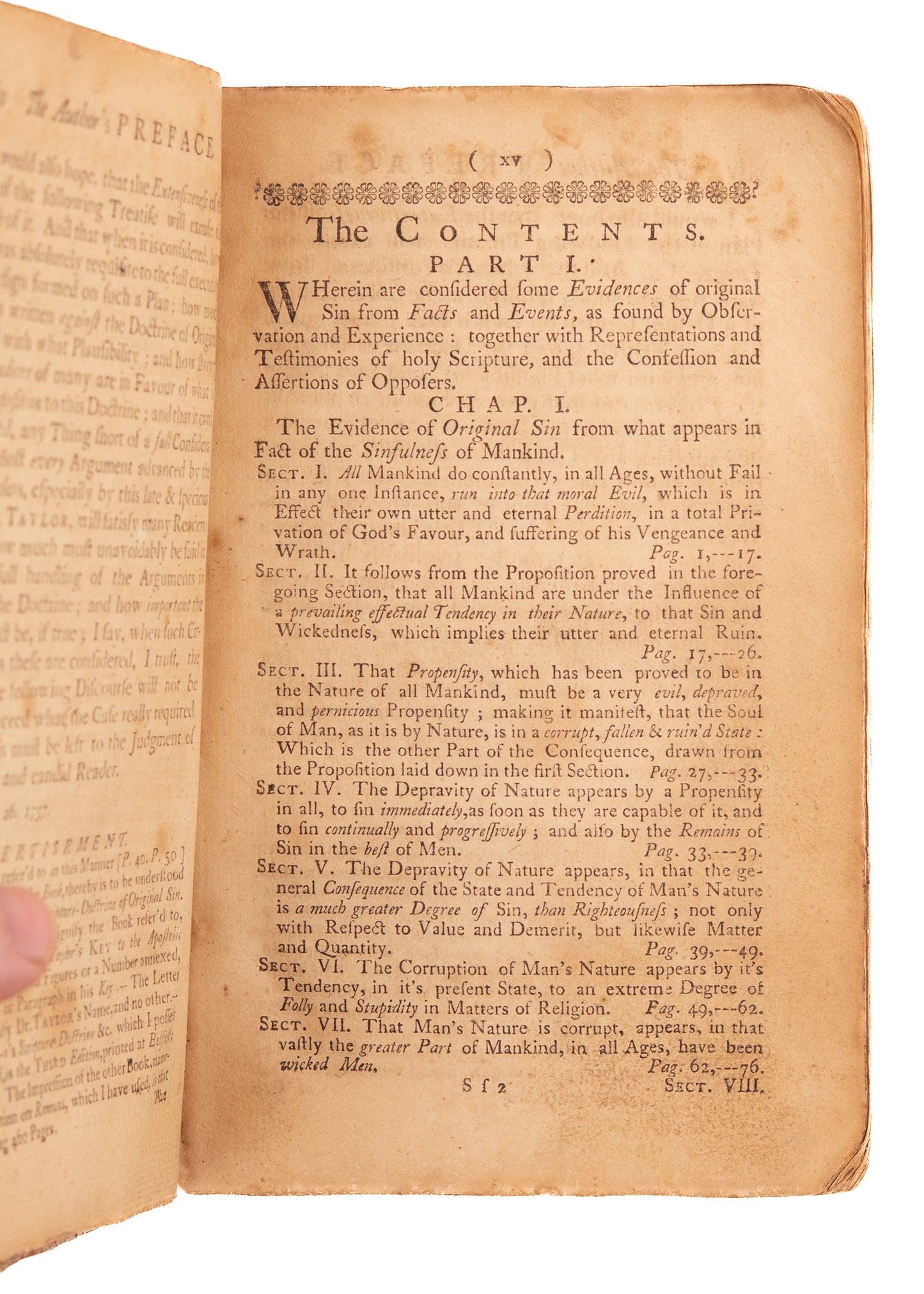 1758 JONATHAN EDWARDS. The Great Doctrine of Original Sin Defended. First Edition.