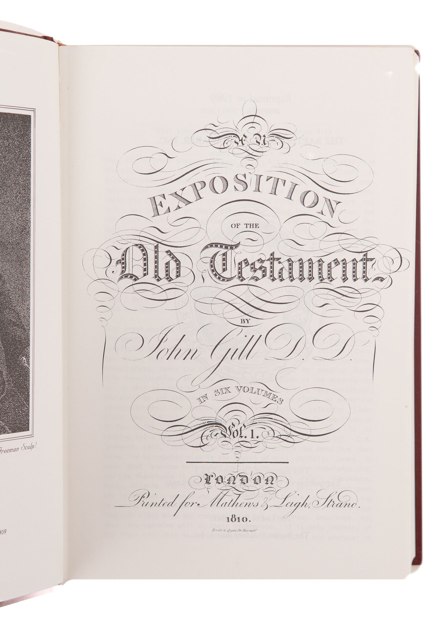1810 / 1989 JOHN GILL. Expositions of the Old and New Testament in Nine Volumes. Reformed Baptist.