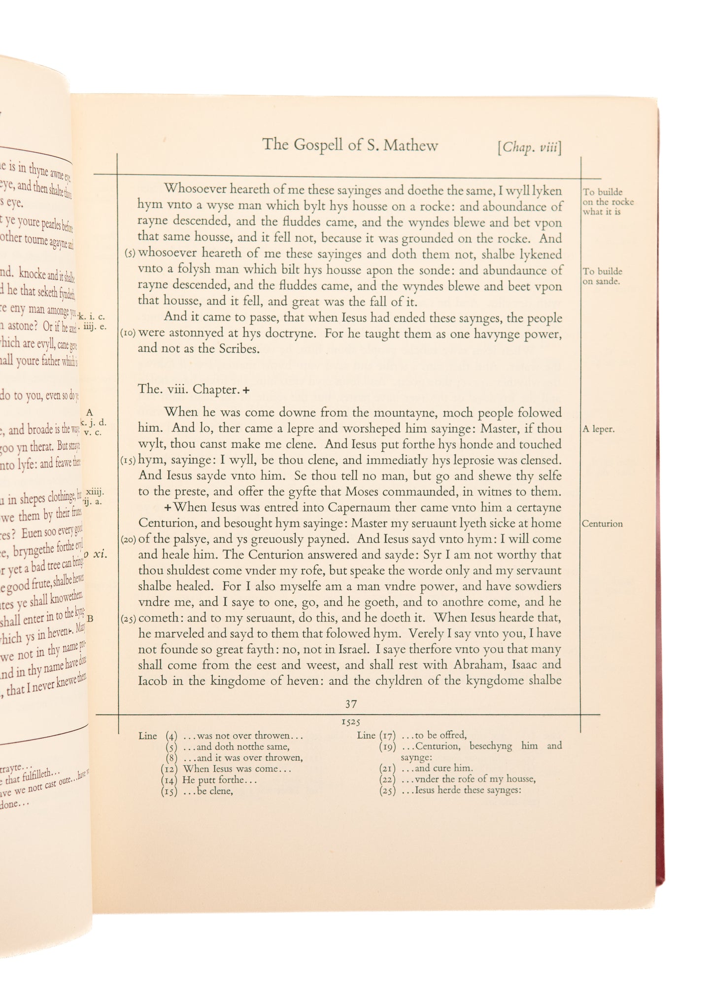 1534 / 1938 WILLIAM TYNDALE. The New Testament Translated by William Tyndale 1534. Fine Facsimile.