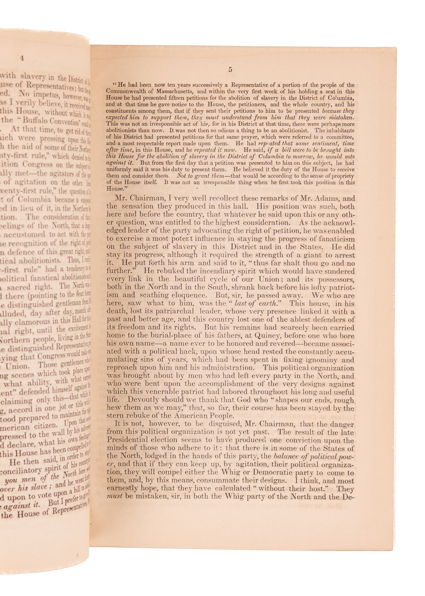 1849 INDIANA SLAVERY. An Indiana Moderate Tries to Bridge the Gap on Slavery . . . Instantly Fails.