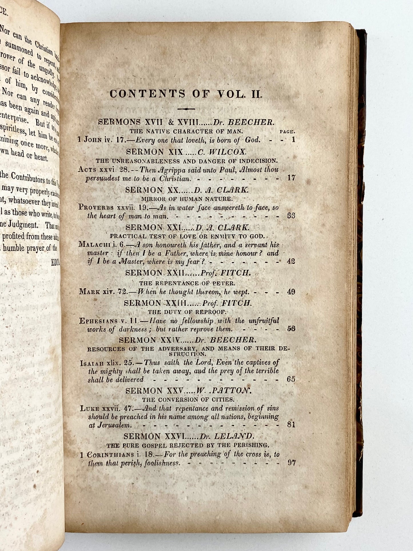 1826-1829 THE NATIONAL PREACHER. Three Years of the Best of the American Pulpit. Superb!
