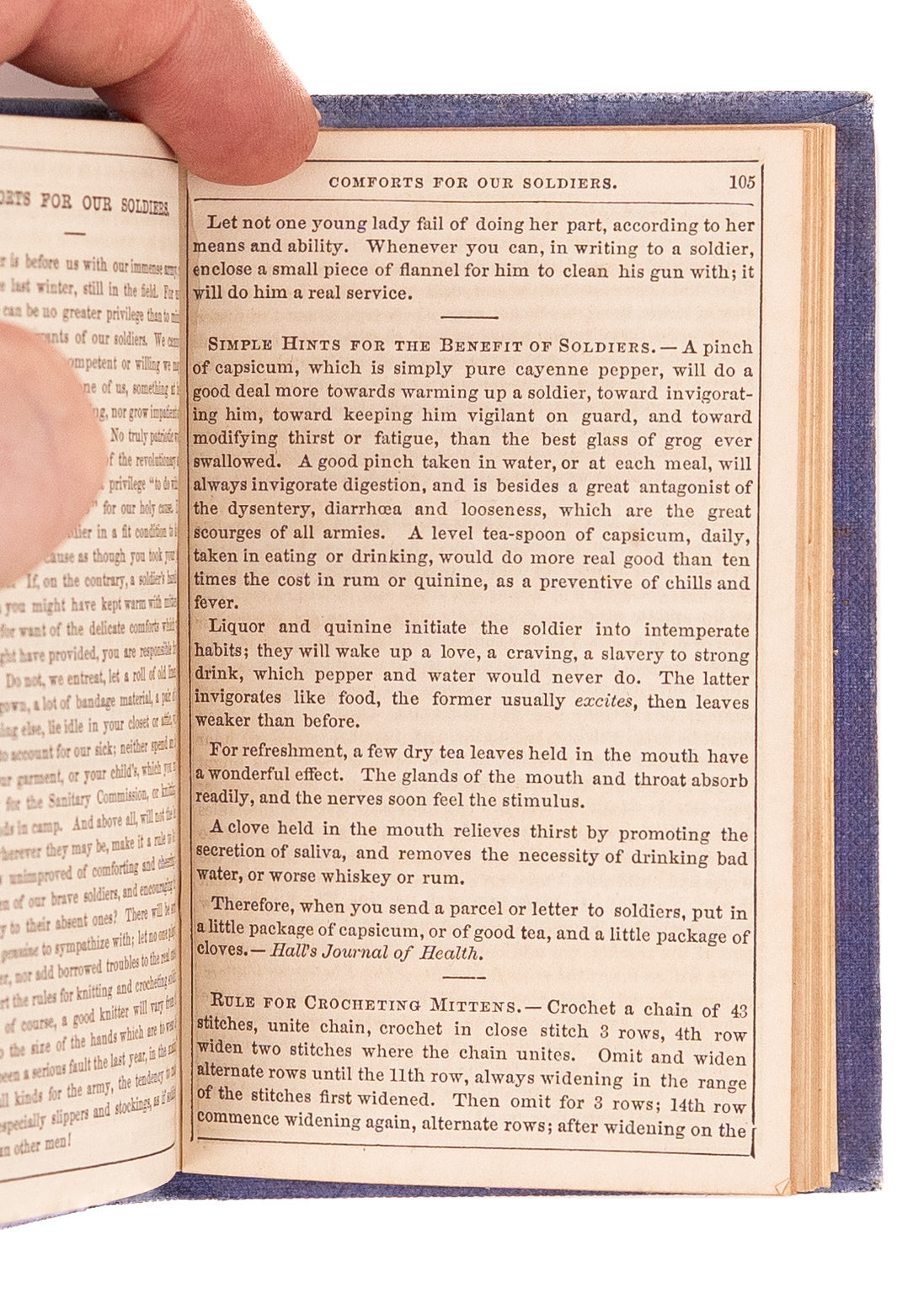 1863 CIVIL WAR - SLAVERY. The Lady's Almanac for the Year 1863. Superb Engravings & Content.