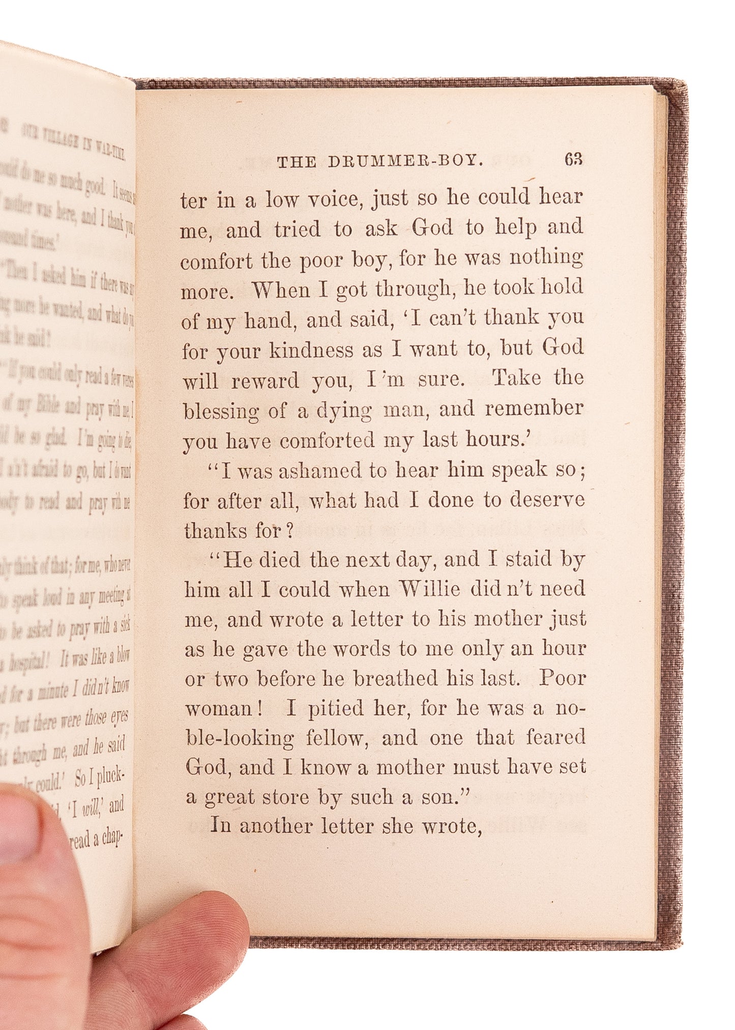 1863 CIVIL WAR. Our Village in War-Time. First-Hand Account of Impact of Civil War on Daily Life.