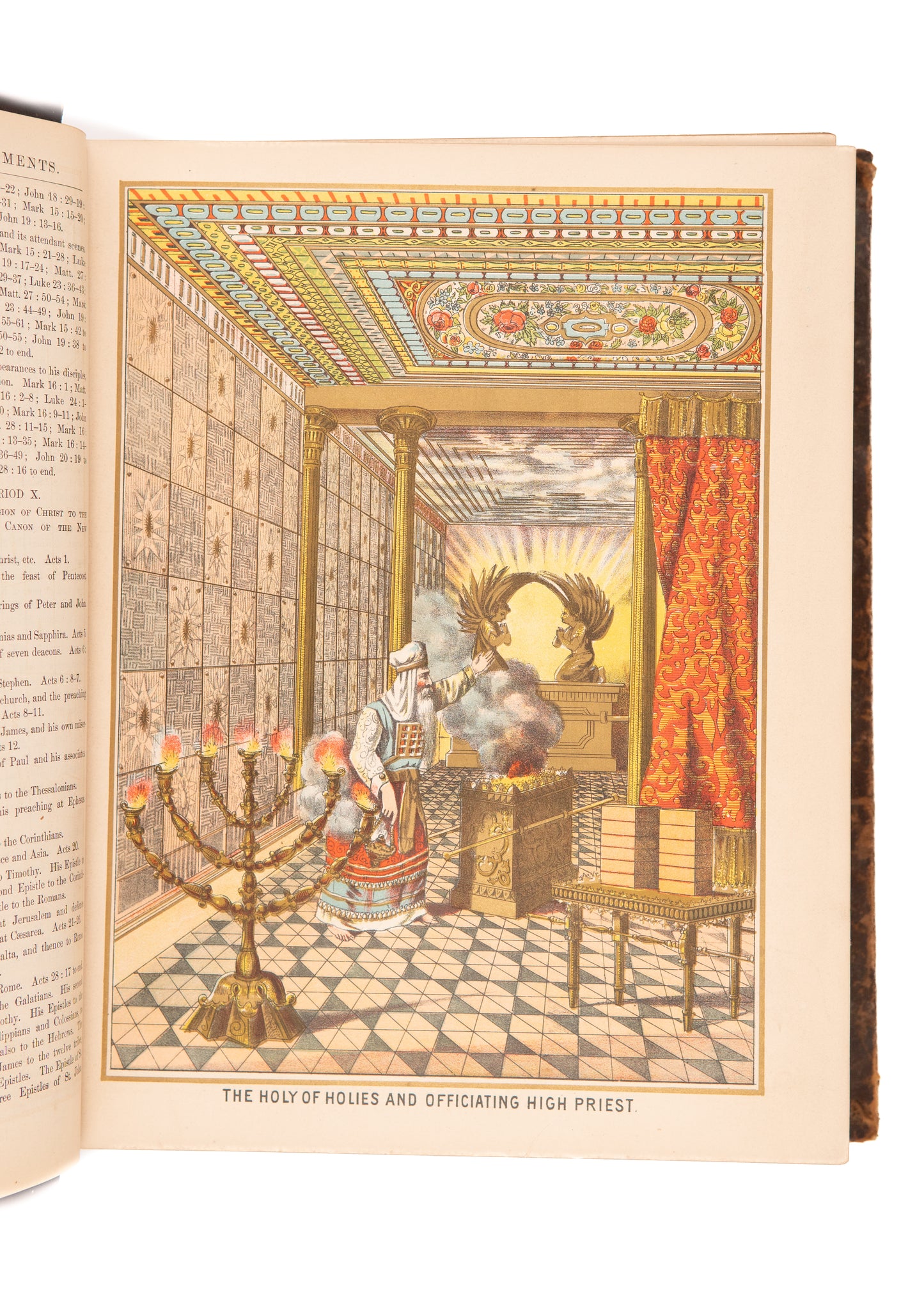 1885 THE HOLY BIBLE. Illustrated, Parallel New Testament, Etc.