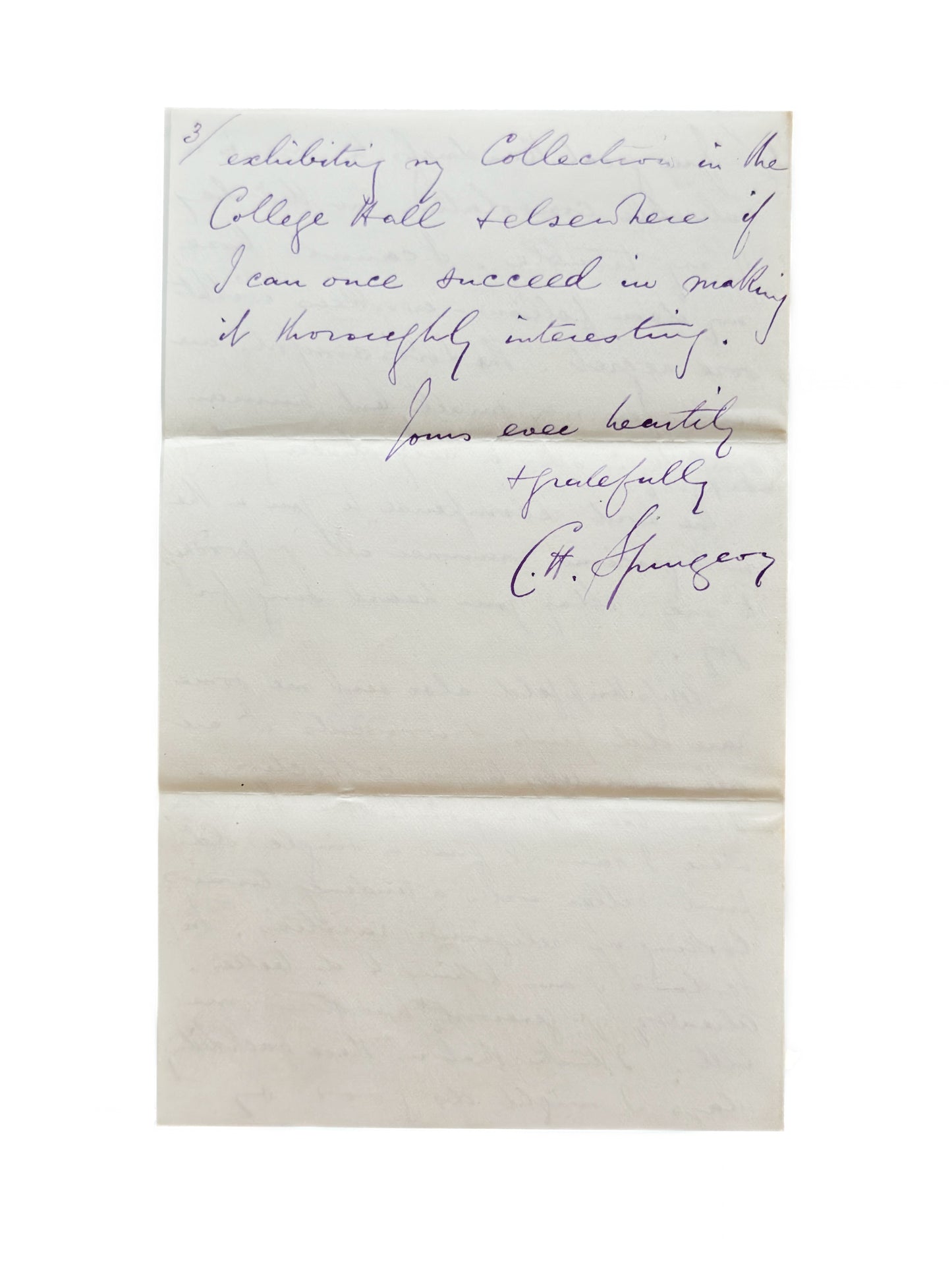 1883 C. H. SPURGEON. Superb 3pp ALS Regarding His Collection of Reformation Prints & Backsliding.