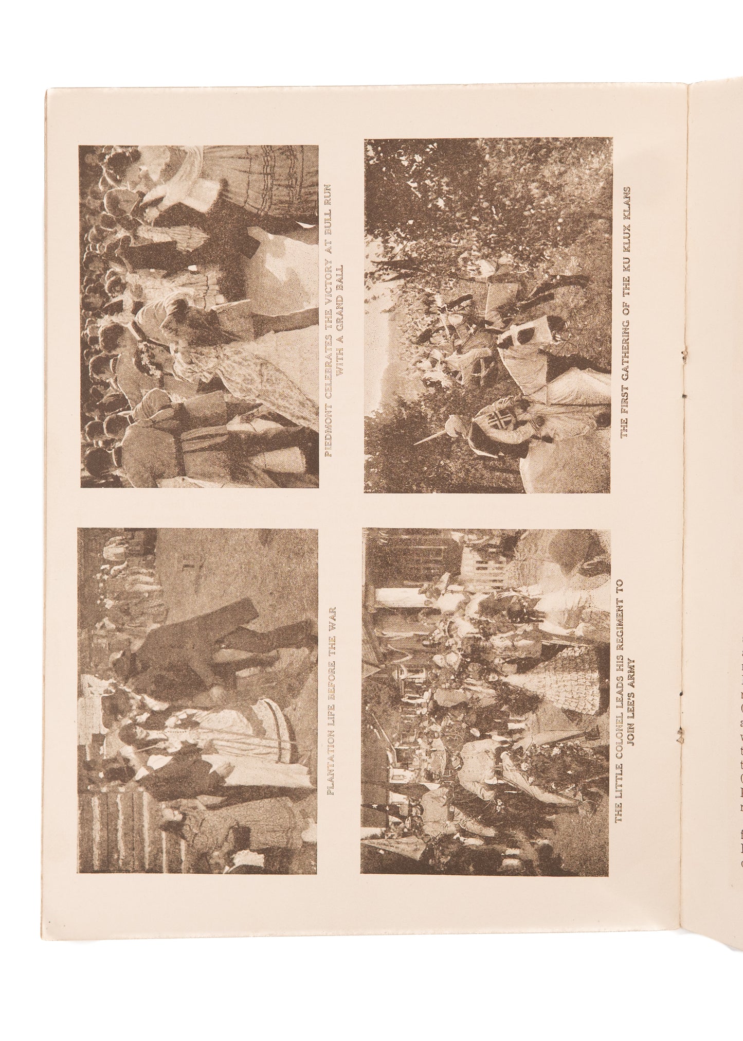 1915 THE CLANSMAN - KKK. Rare Original Program for 1915 Opening of "The Most Controversial Film Ever Made."