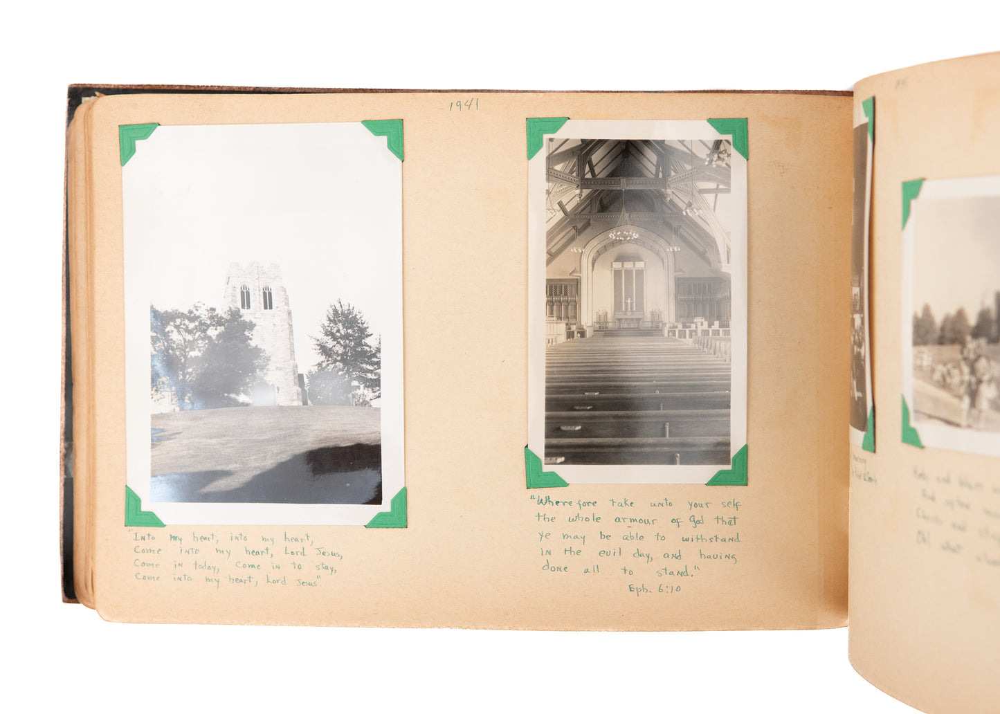 1938-1941 D. L. MOODY. Rare Photograph Album of Northfield Conference for Women.
