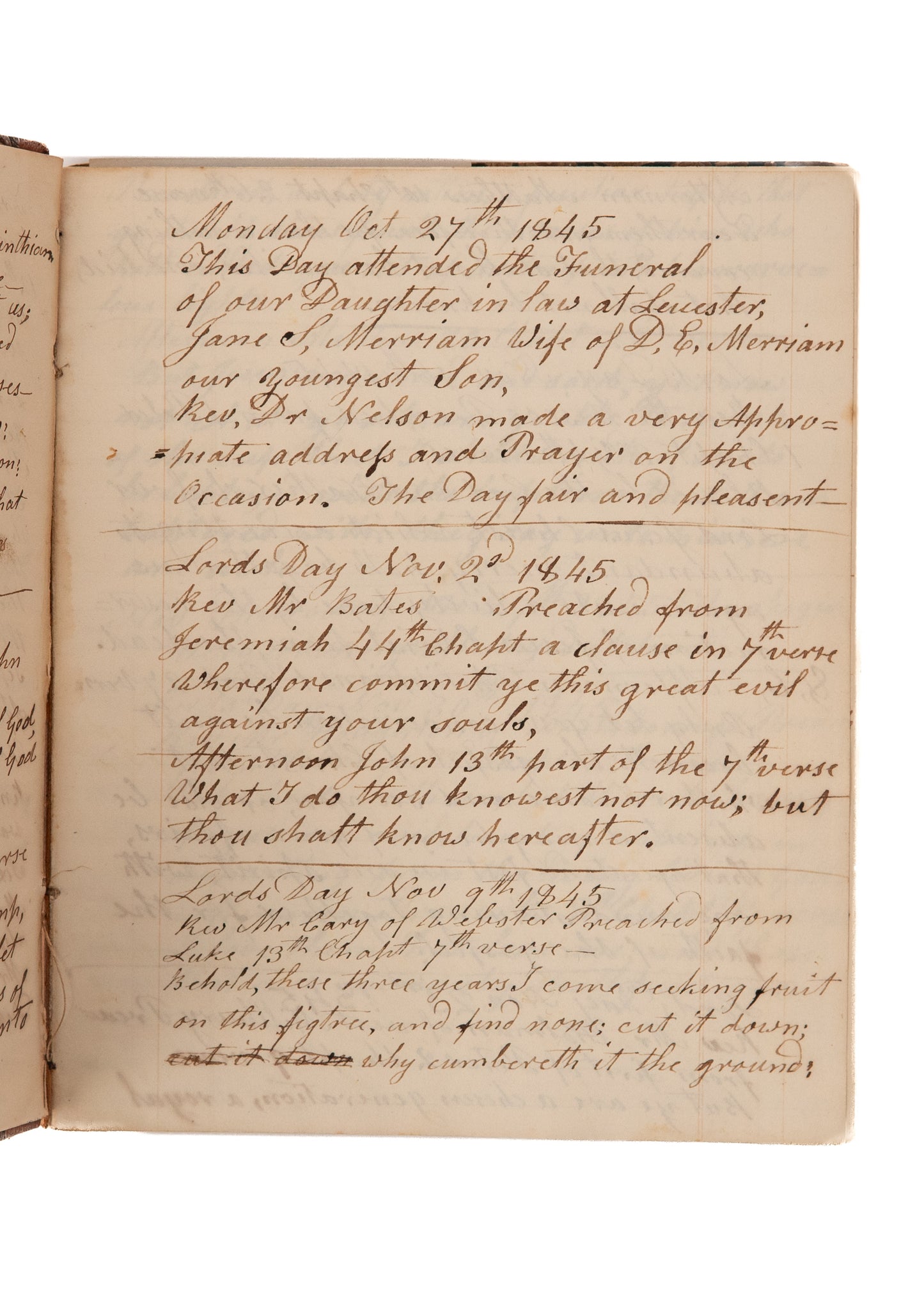 1845 144pp. SERMON MSS Sermons on Colonization, Revivalism, Eschatology, by "Colored" Preacher &c