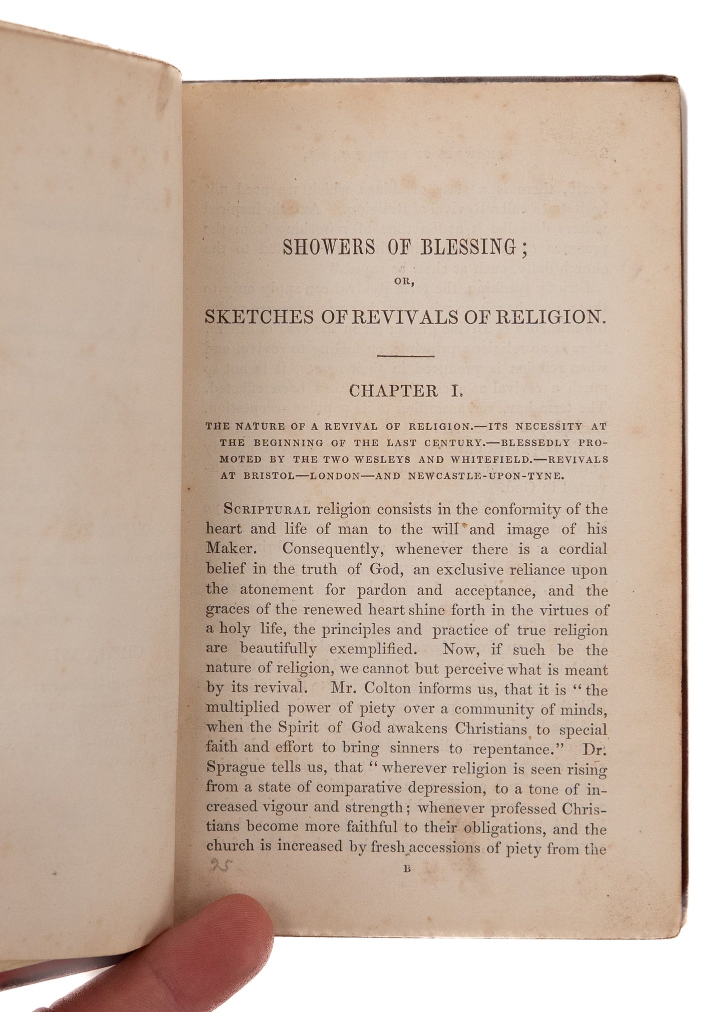 1853 ROBERT YOUNG. Showers of Blessings. Sketches of Revivals in America, Ireland, and England.