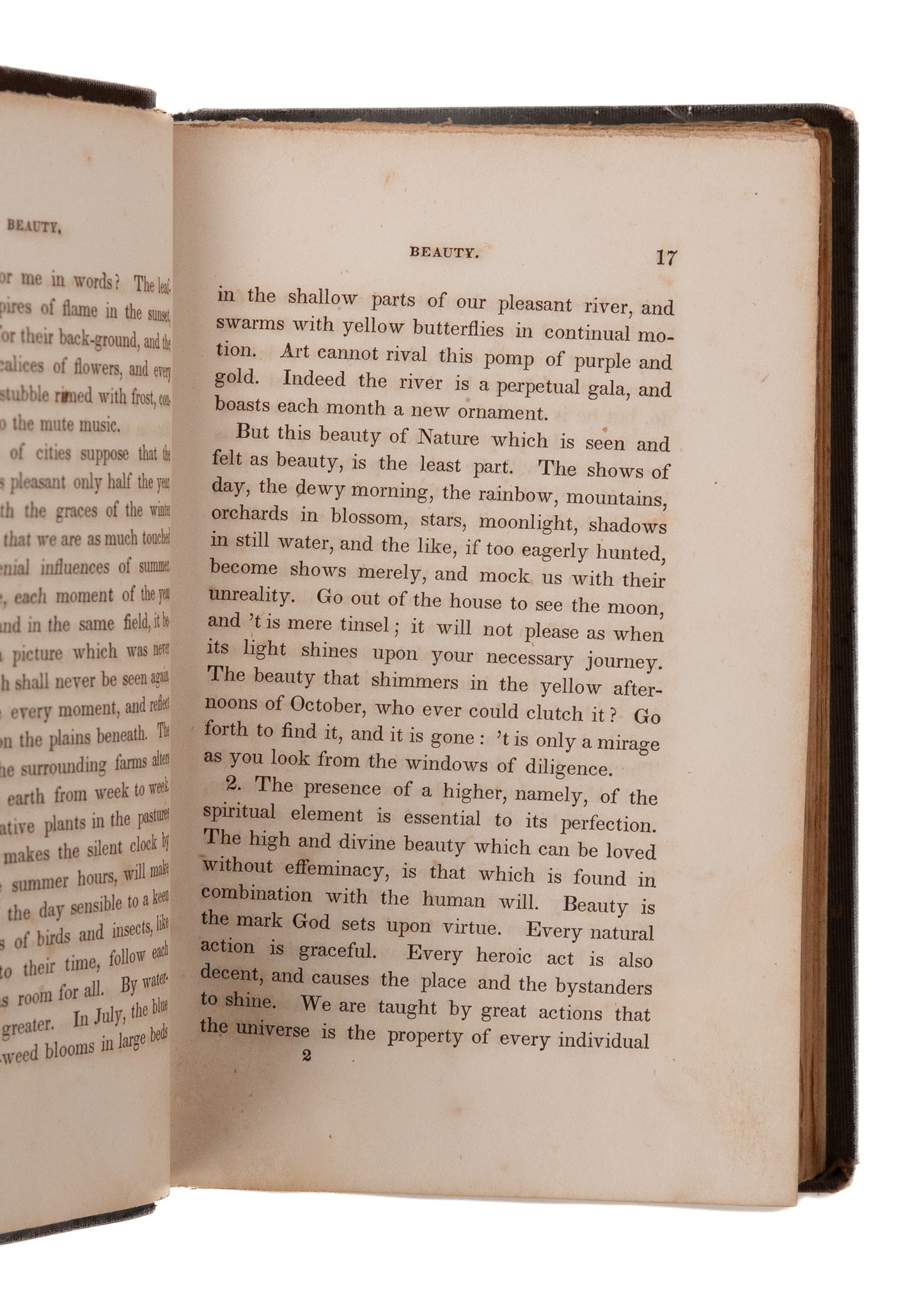 1849 RALPH WALDO EMERSON. Nature; Addresses and Lectures. First Edition on Transcendentalism