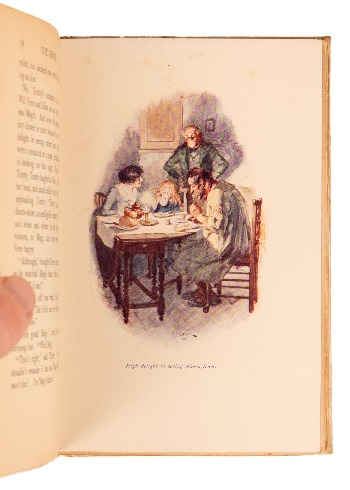 1905 CHARLES DICKENS. The Chimes. A Goblin Christmas Story. Sequel to A Christmas Carol in Fine Vellum Binding.