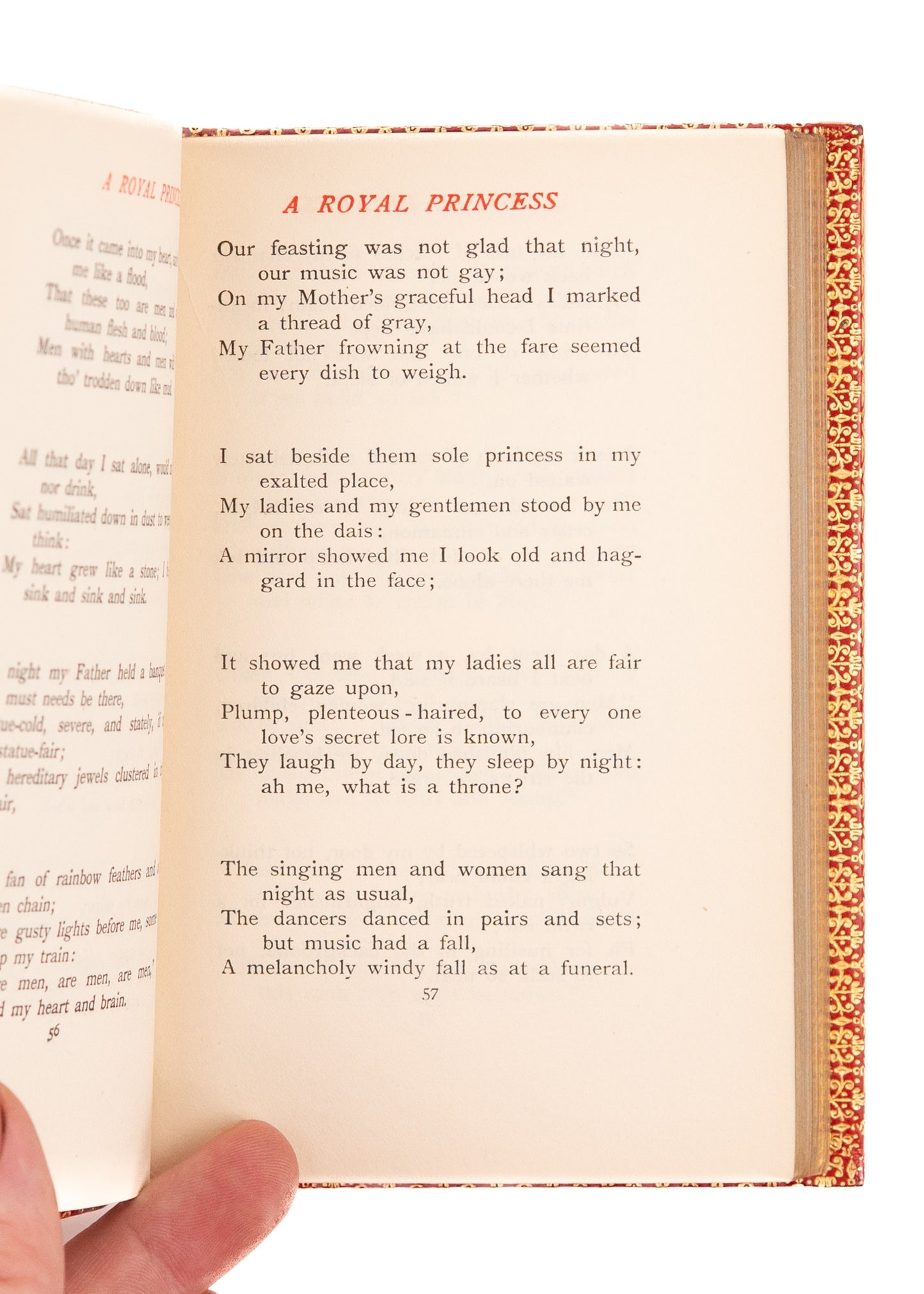 1915 CHRISTINA ROSSETTI. Poems in Superb Robt Riviere of London Binding.