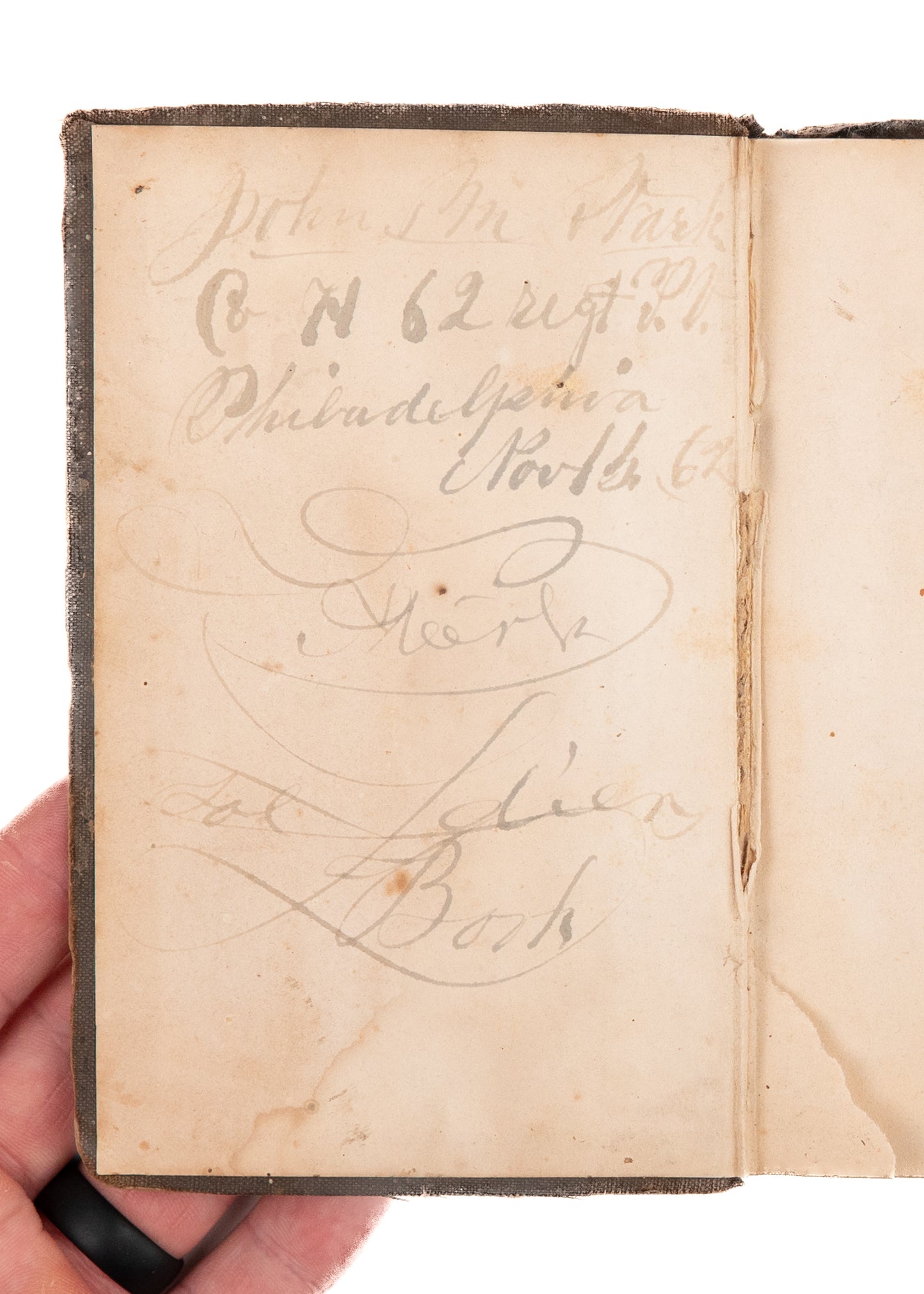 1860 WOUNDED CIVIL WAR SOLDIER. The American Chesterfield - Owned & Read While Wounded.