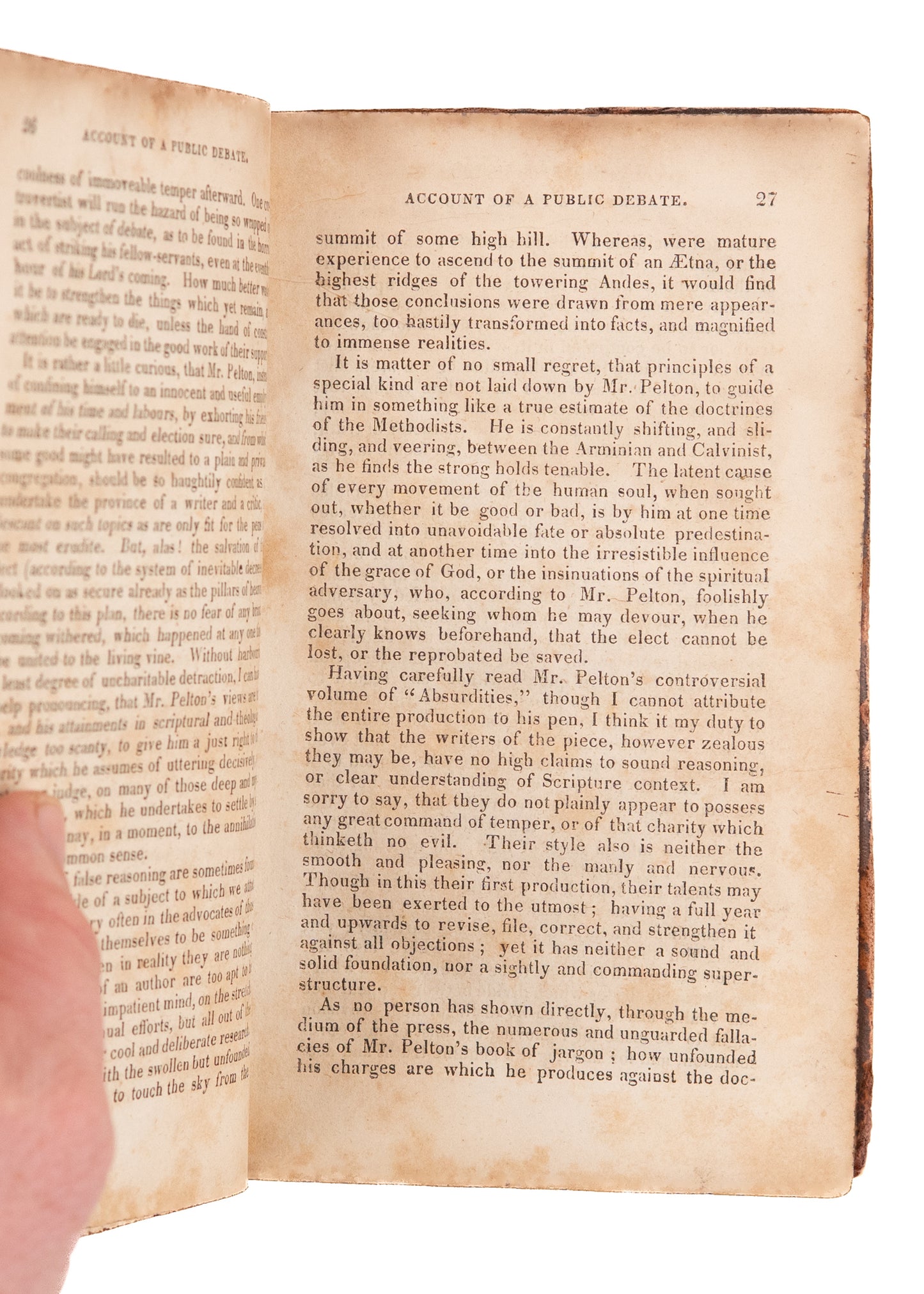 1823 LAURENCE KEAN. Kean's Vindication of Methodism. Emotionalism, Revivalism, Calvinism.