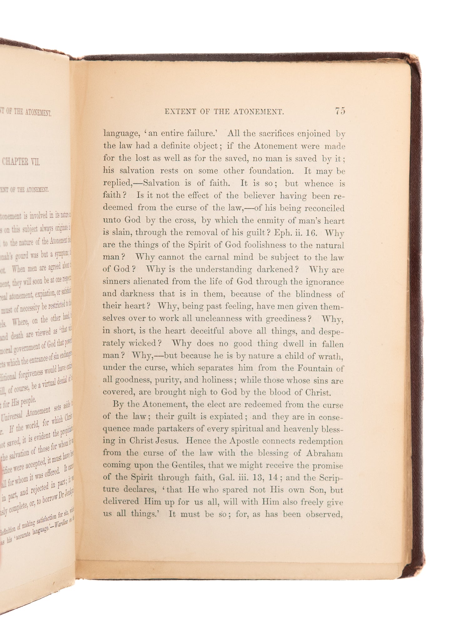 1862 J. A. HALDANE. The Doctrine of Atonement. Signed Robert Haldane & J. Denham Smith.