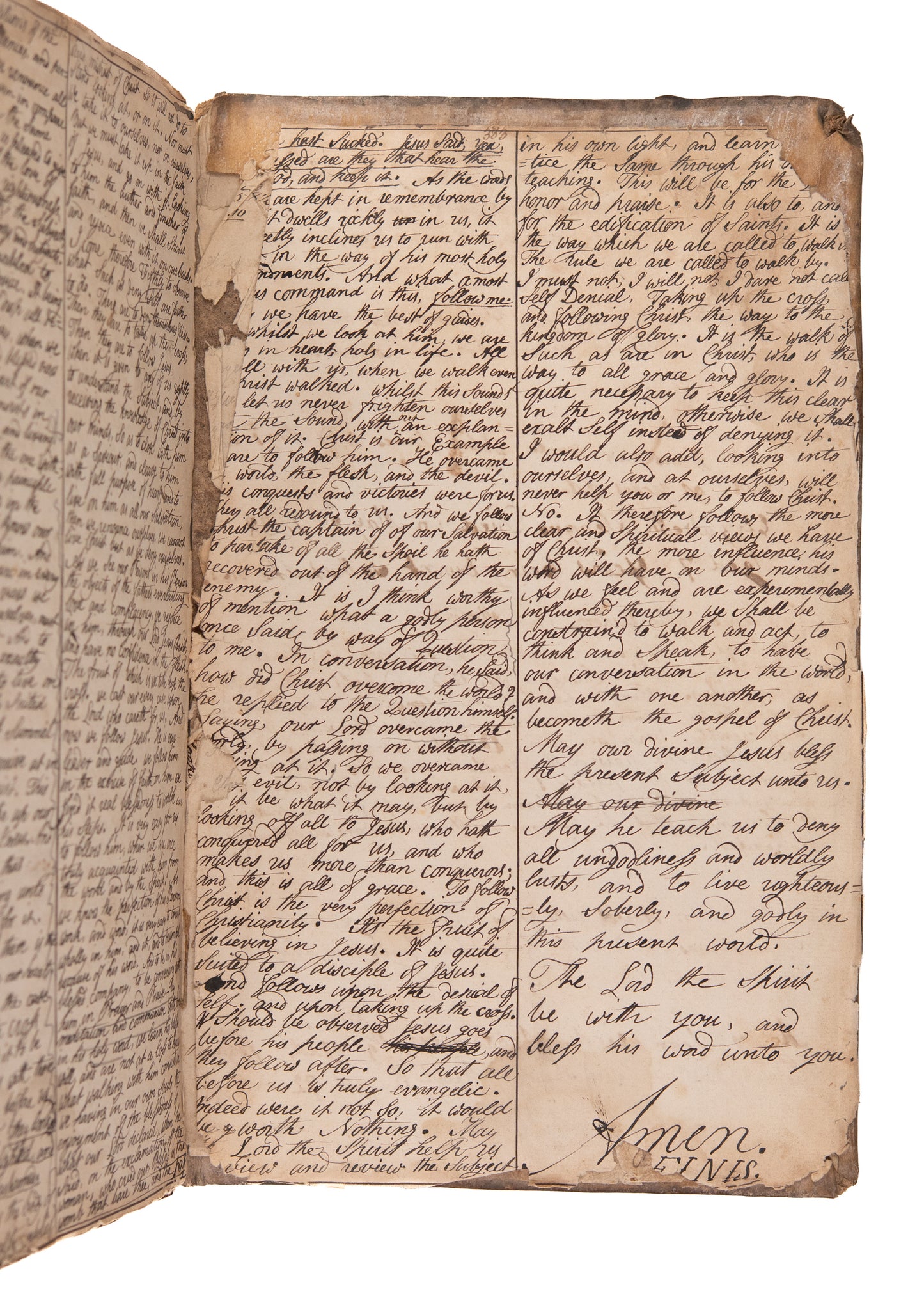 1790 SAMUEL EYLES PIERCE. Important 383pp, 200,000 Unpublished MSs by Important Reformed Baptist Divine.