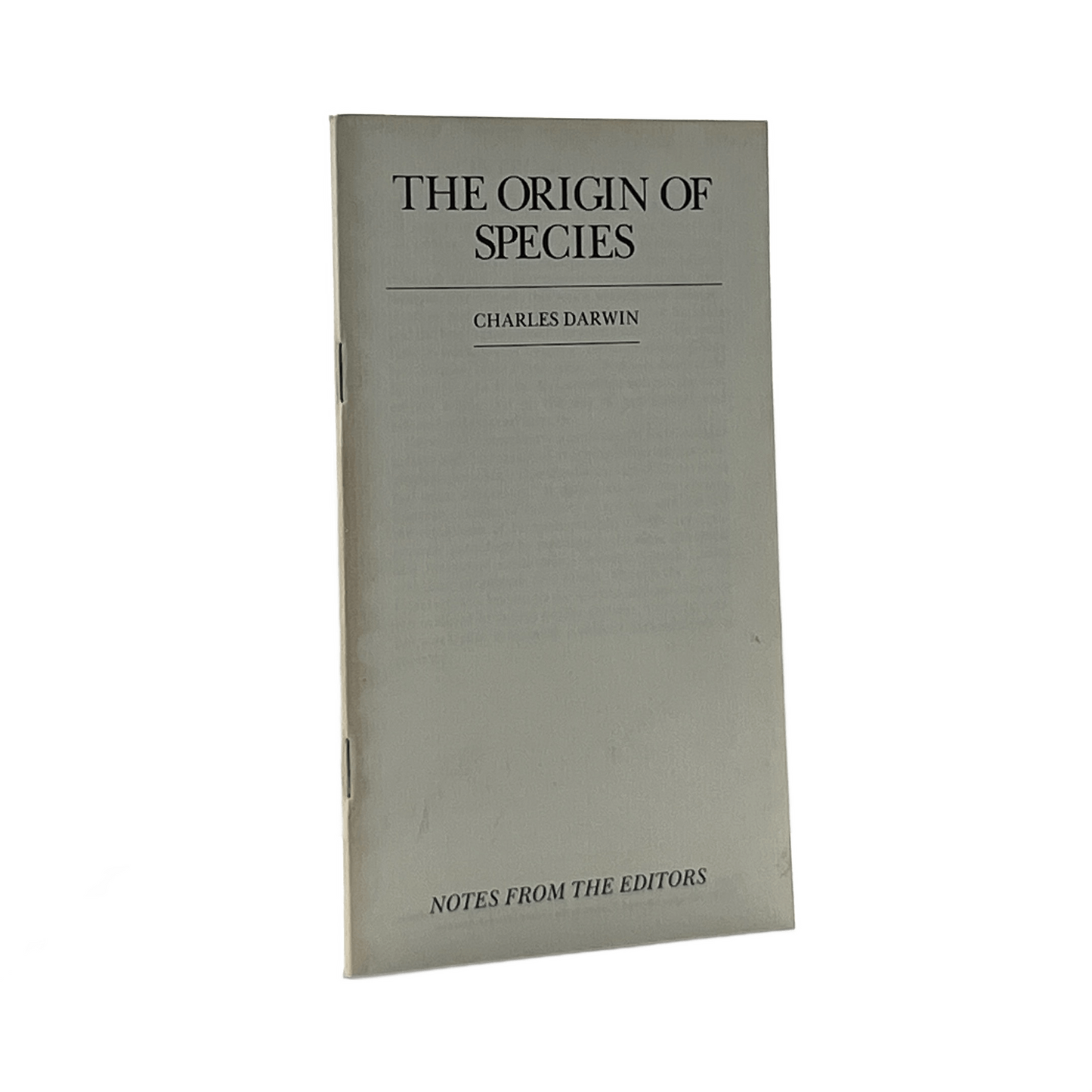 1987 CHARLES DARWIN. The Origin of Species