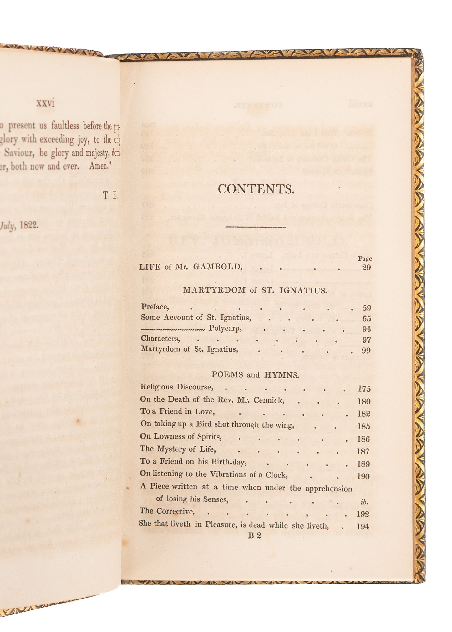 1823 JOHN GAMBOLD. The Nicholas von Zinzendorf of England - Moravian Great Awakening.