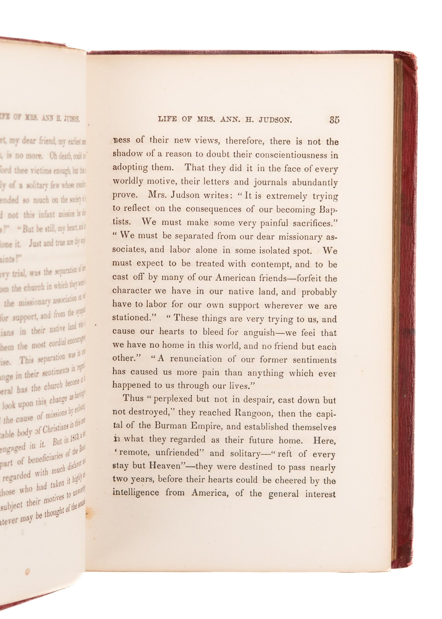 1856 ADONIRAM JUDSON. The Lives of Mrs. Ann H., Sarah B., and Emily C. Judson.