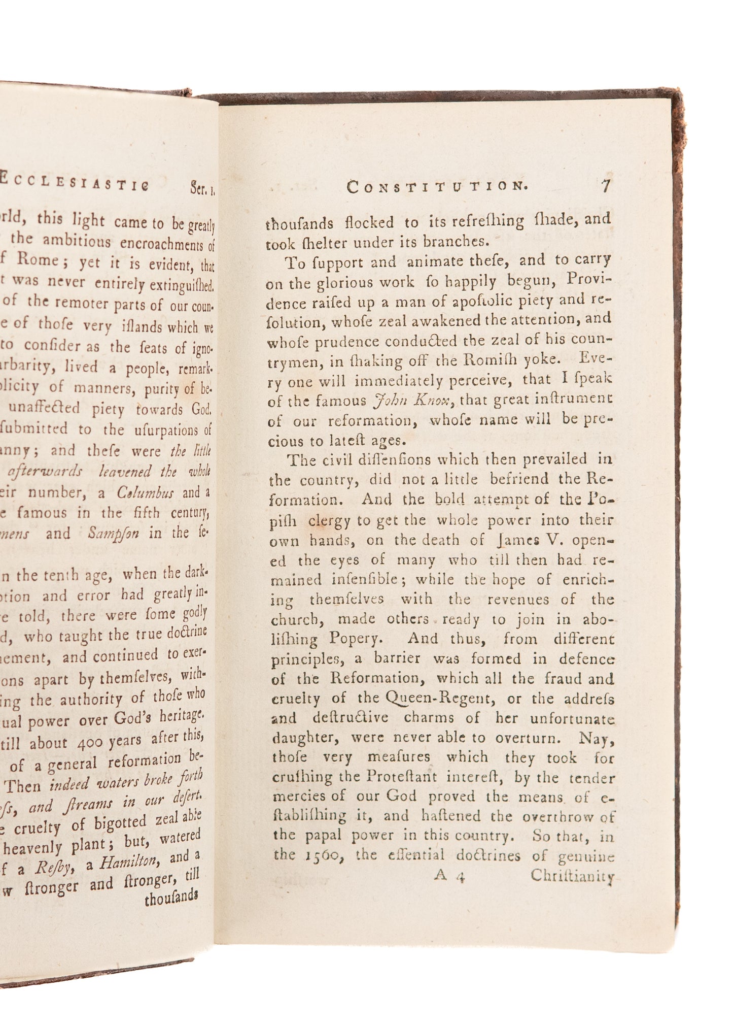 1789 SCOTTISH COVENANTER. The Scotch Preacher - Sermons by George Wishart, John Bonar, etc.