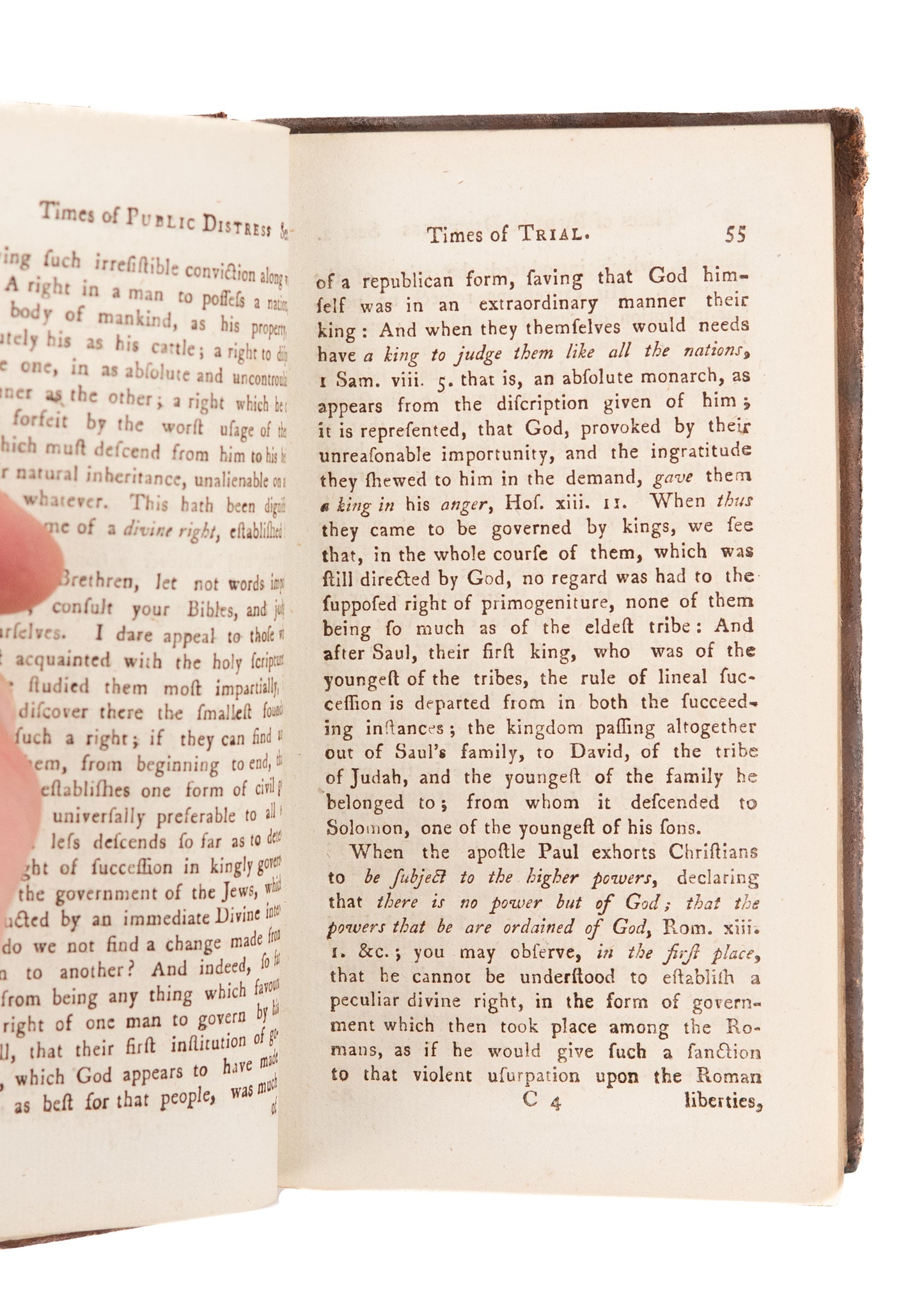 1789 SCOTTISH COVENANTER. The Scotch Preacher - Sermons by George Wishart, John Bonar, etc.