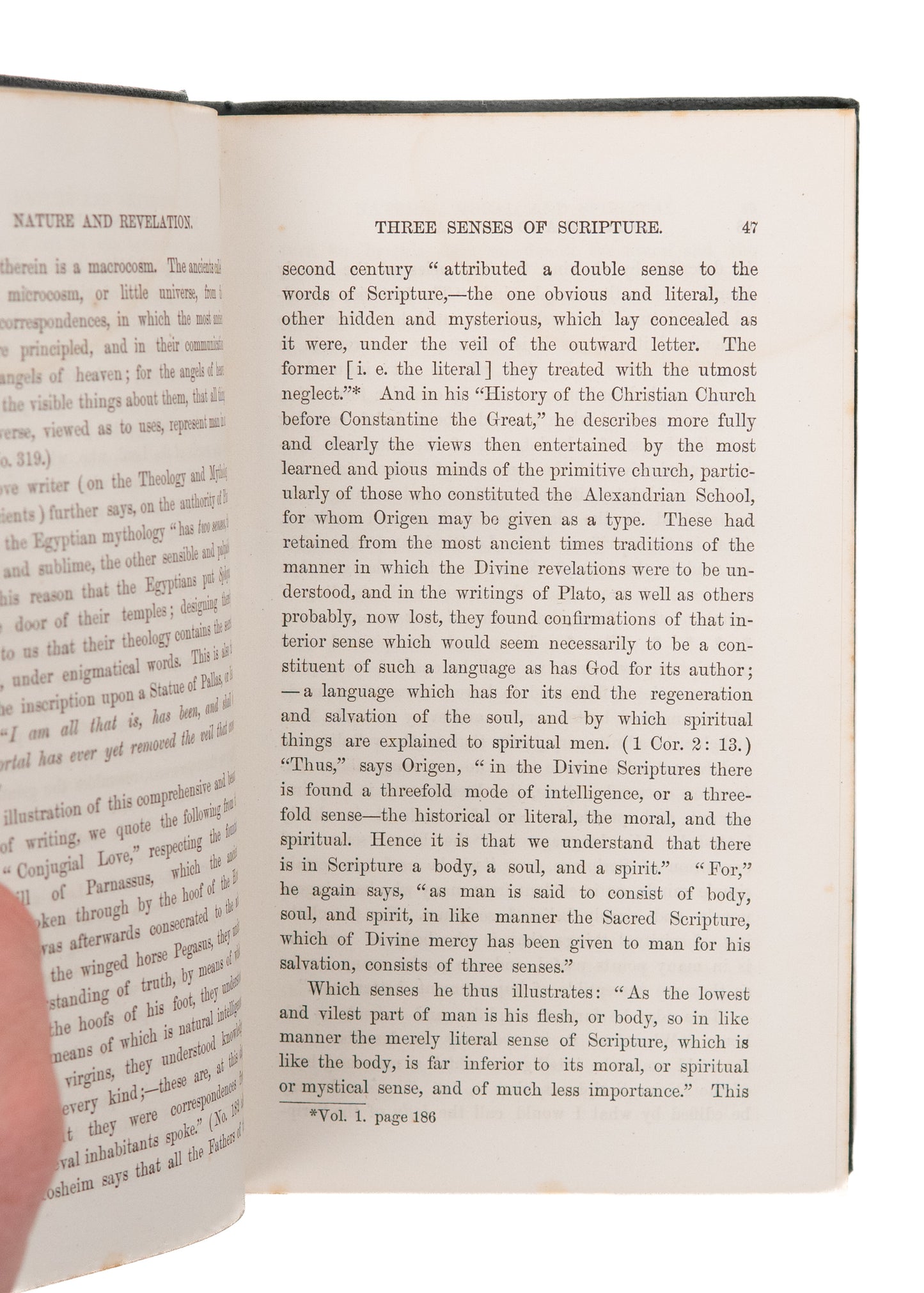 1870 GEORGE FIELD. The Two Great Books of Nature and Revelation. Christian-Aristotelian Work.
