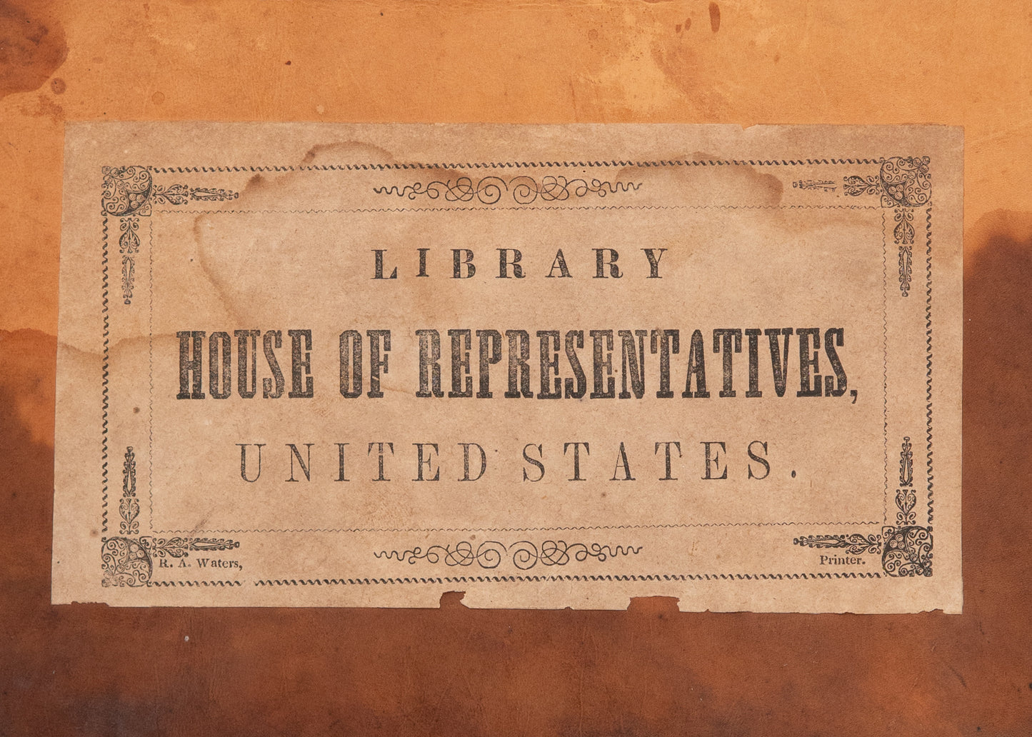 1849/1850 FUGITIVE SLAVE ACT. House Copy of Senate Debate on Fugitive Slave Act &c.