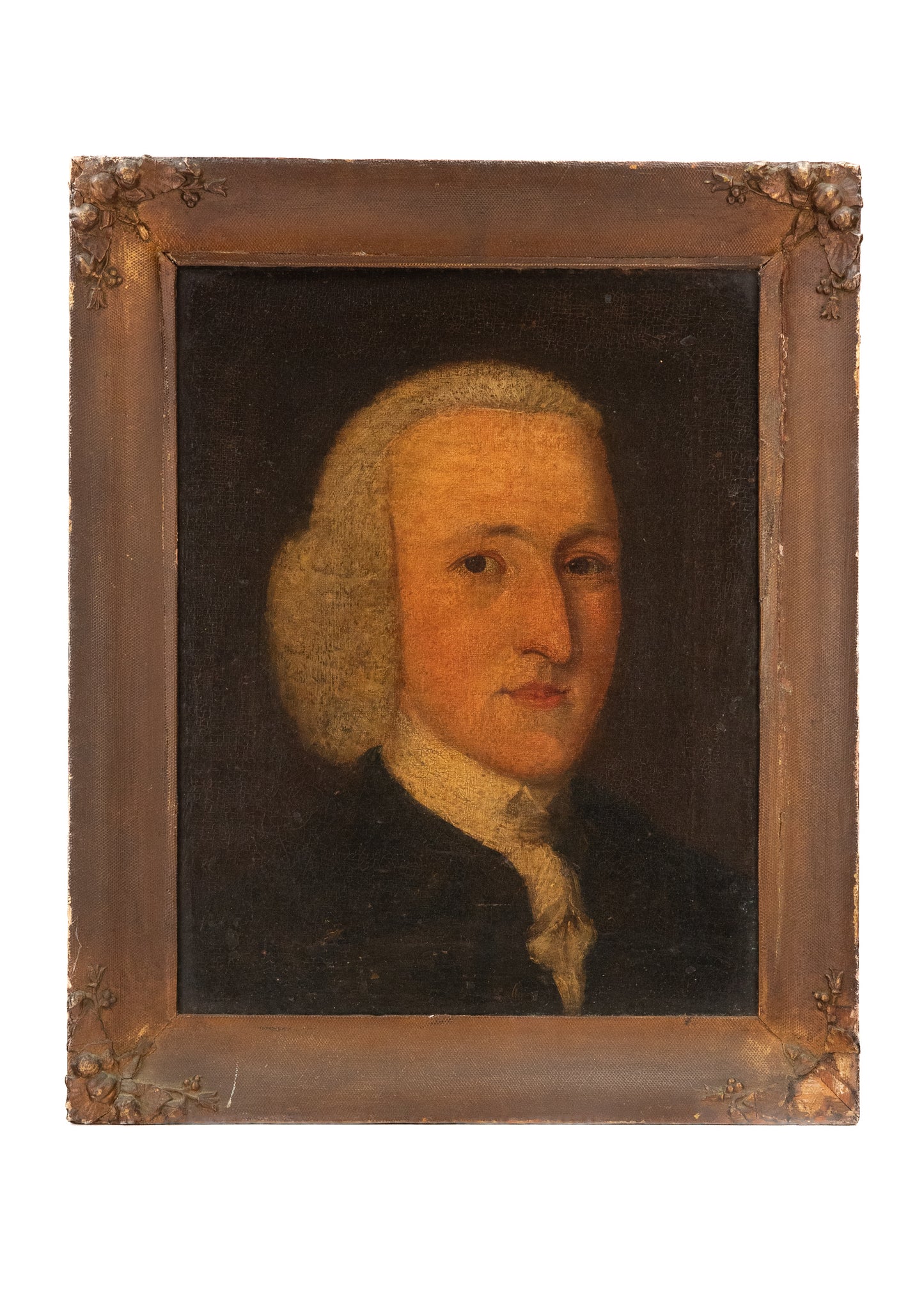 1720 DAVID JOBSON. Superb 18th Century Painting of Scottish Presbyterian Elder.
