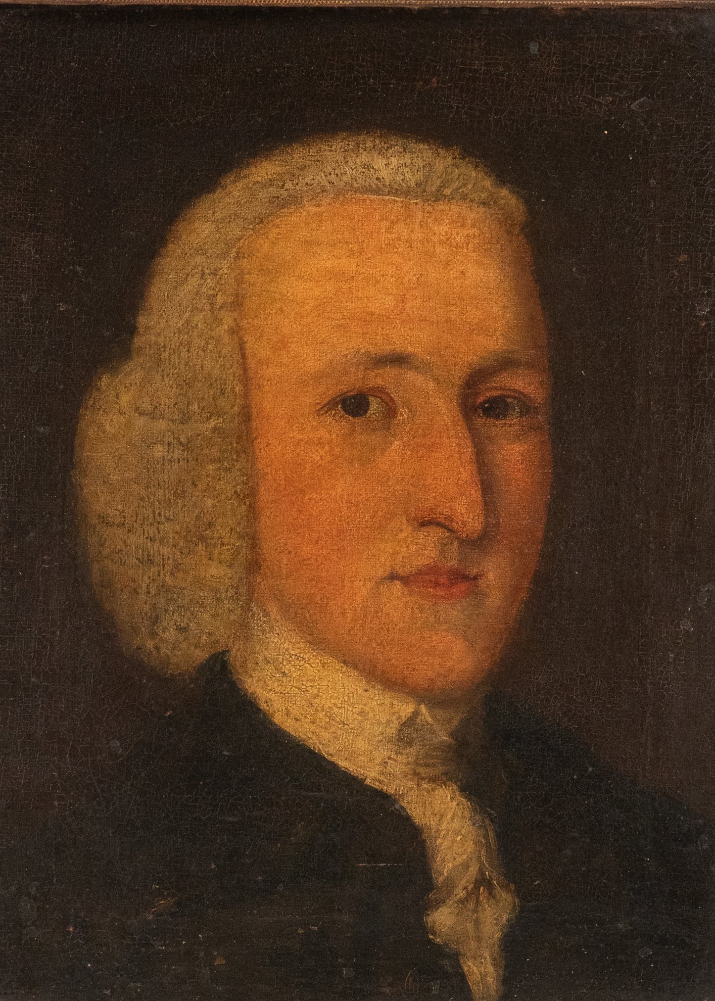 1720 DAVID JOBSON. Superb 18th Century Painting of Scottish Presbyterian Elder.