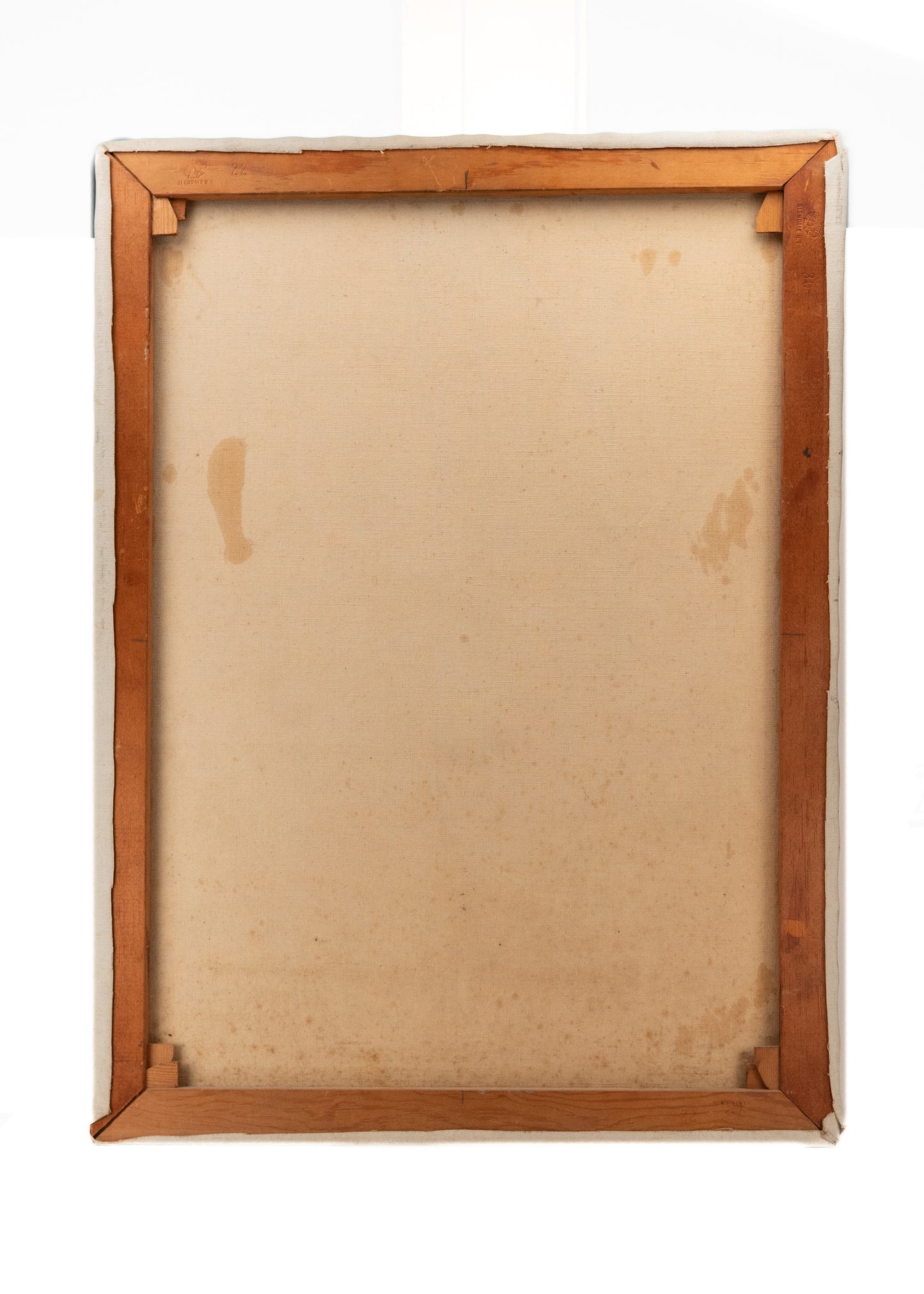 1950 JOHN WESLEY. Very Attractive Mid-Century Oil on Canvas of the Founder of Methodism.