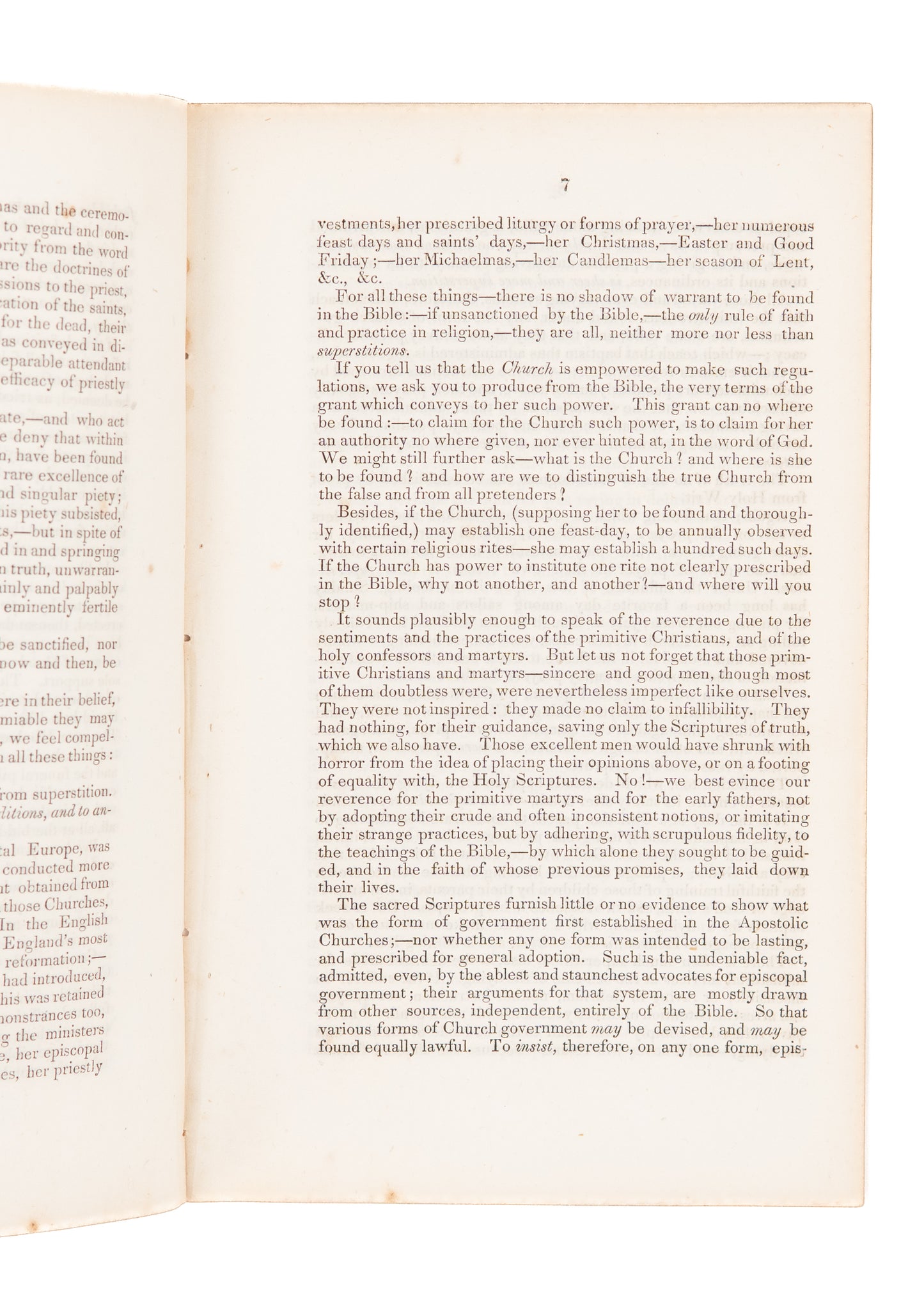 1848 W. T. HAMILTON. A Sermon on Superstition. Rare Alabama Imprint.