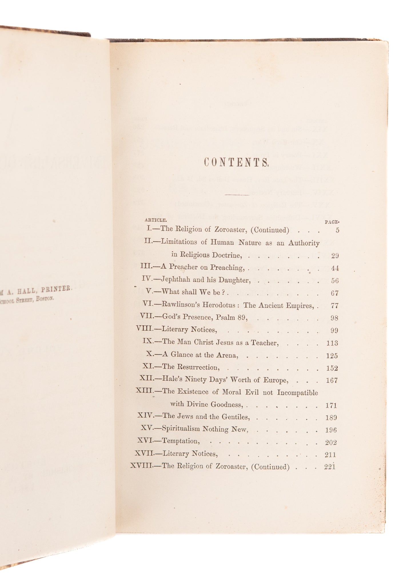 1861 CIVIL WAR. The Universalist Quarterly - Excellent Civil War & Abolitionist - Pacifist Content.