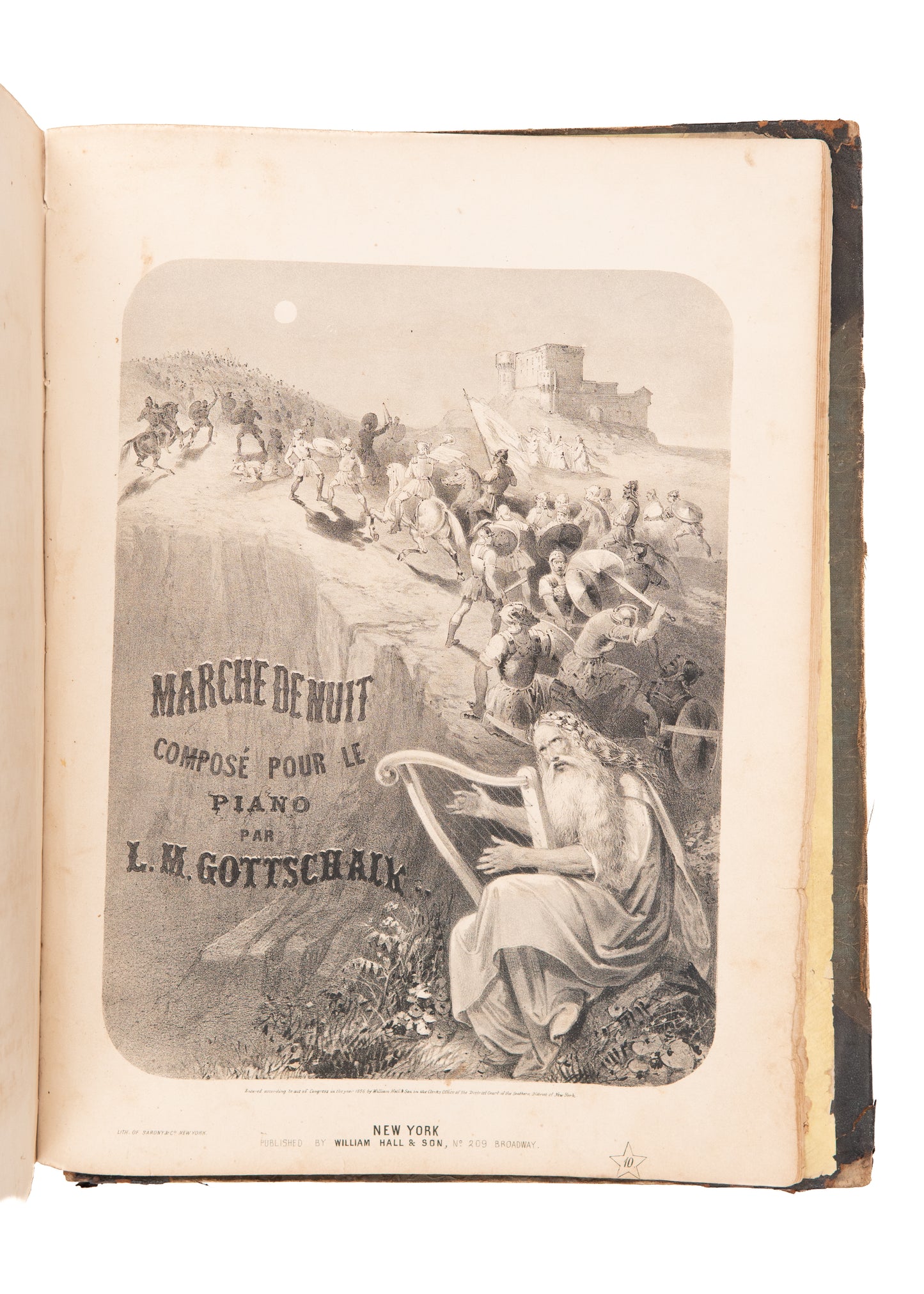 1849-1858 EMMA WOOD MUSIC. Sammelband of 25 Musical Scores - Negro Minstrels, Signed, &c.