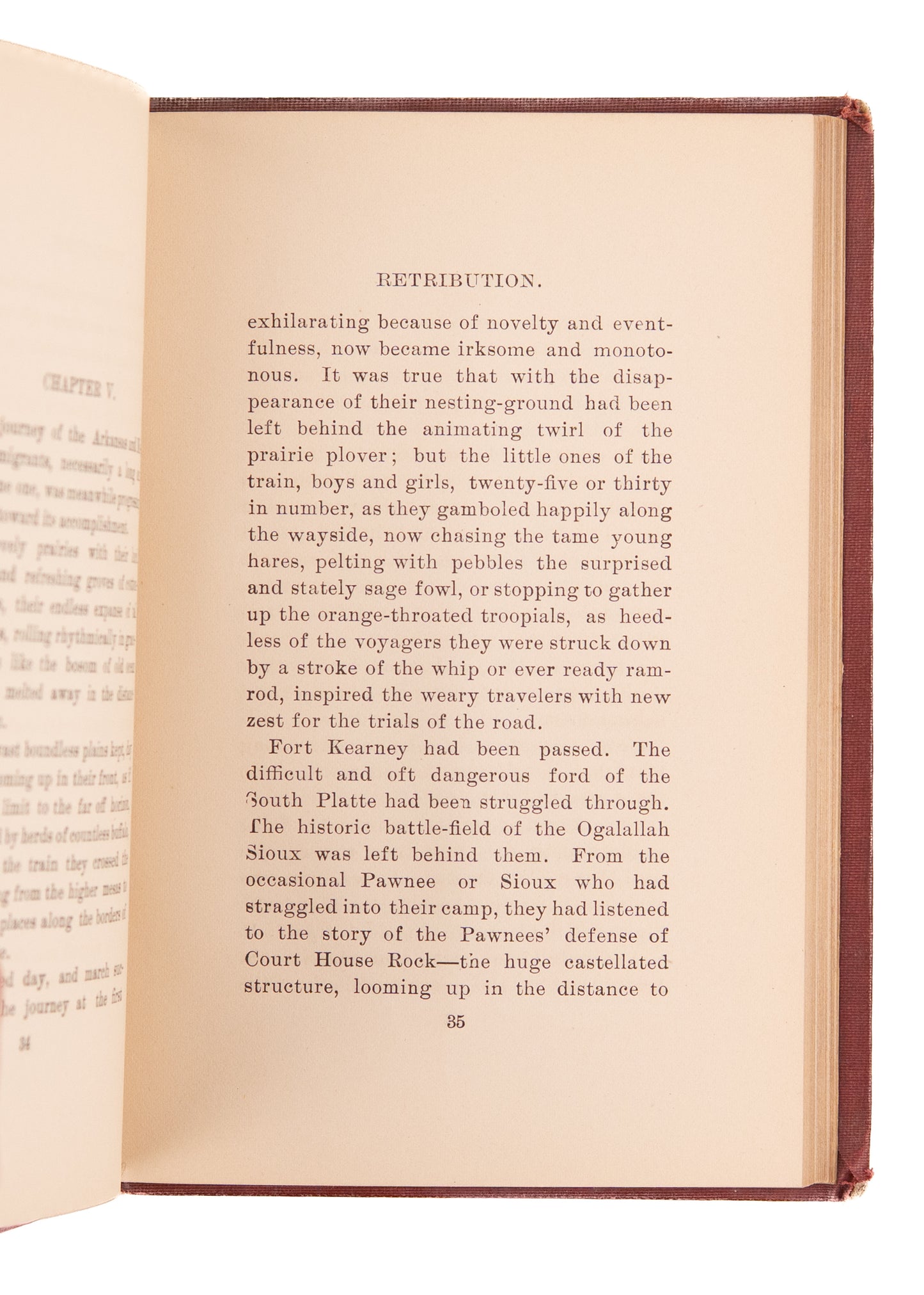 1899 ANTI-MORMON. Mormon Savage Attack on Western Emigrants in the Rockies. Rare.
