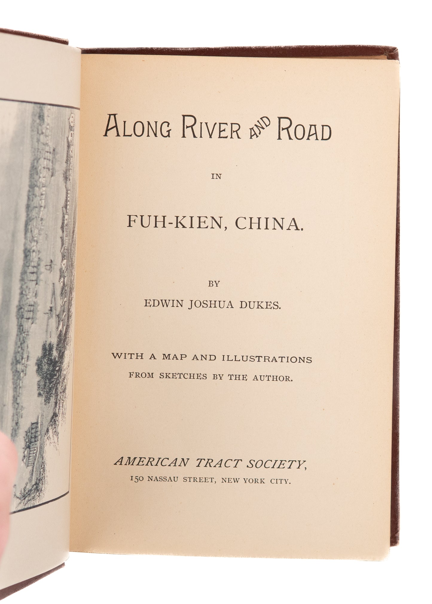 1880 CHINA. Along River and Road in Fuh-Kien, China. Illustrated Life in South China.