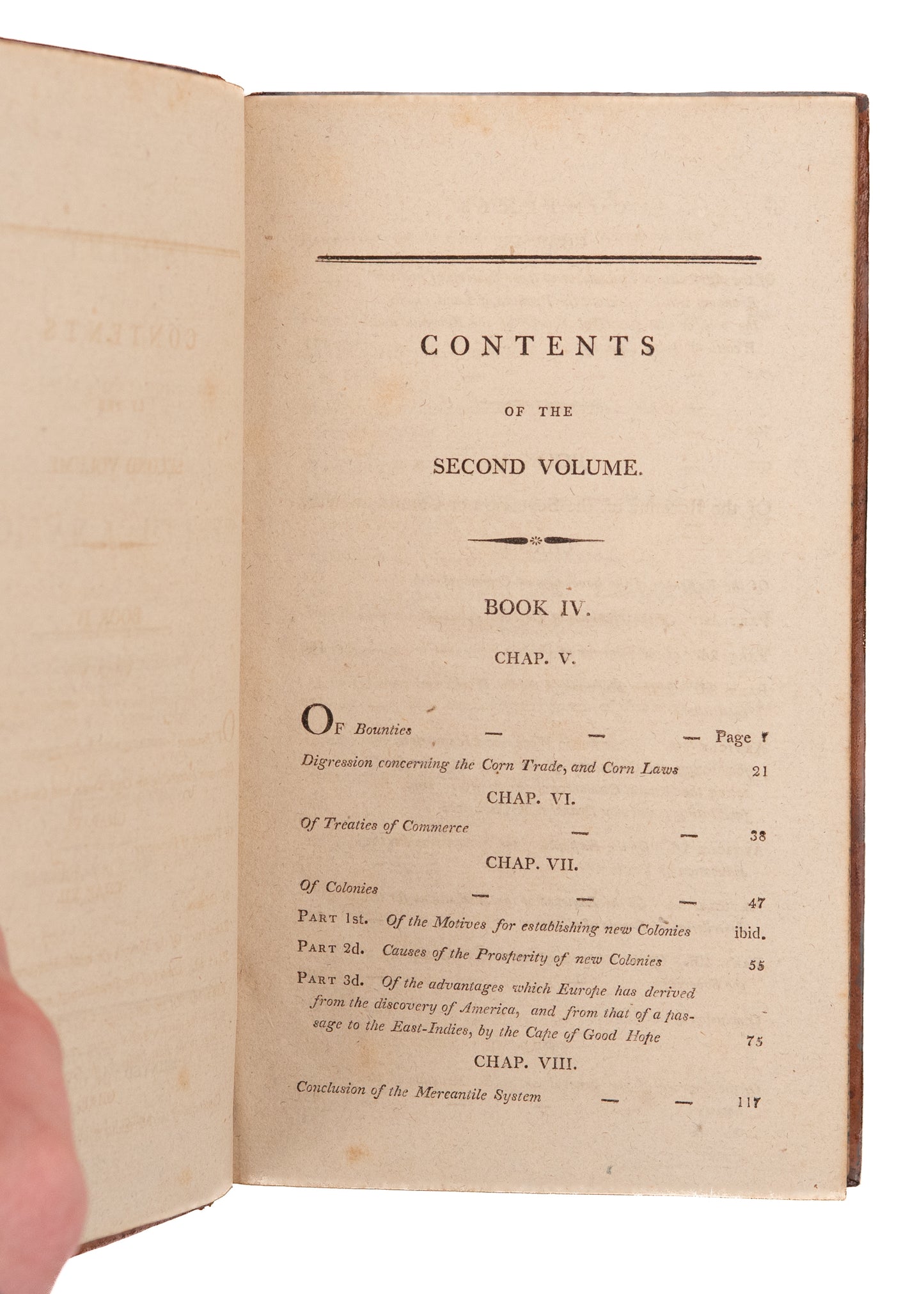 1804 ADAM SMITH. The Wealth of Nations. Early American Imprint of Foundational Work.
